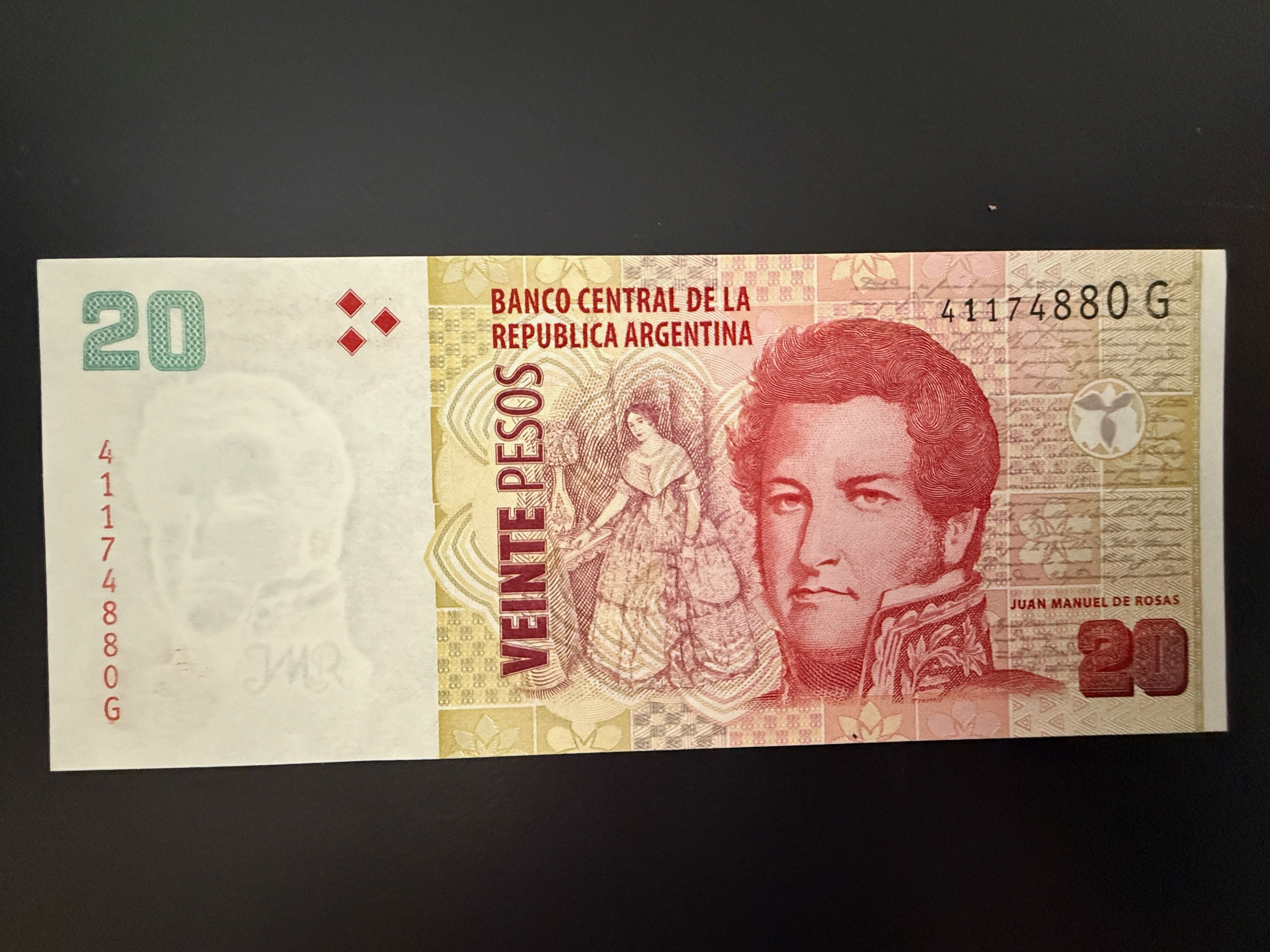 ARGENTINA 20 Pesos ND (2003-2018) (P.355) UNC - without Convertibles de Curso Legal