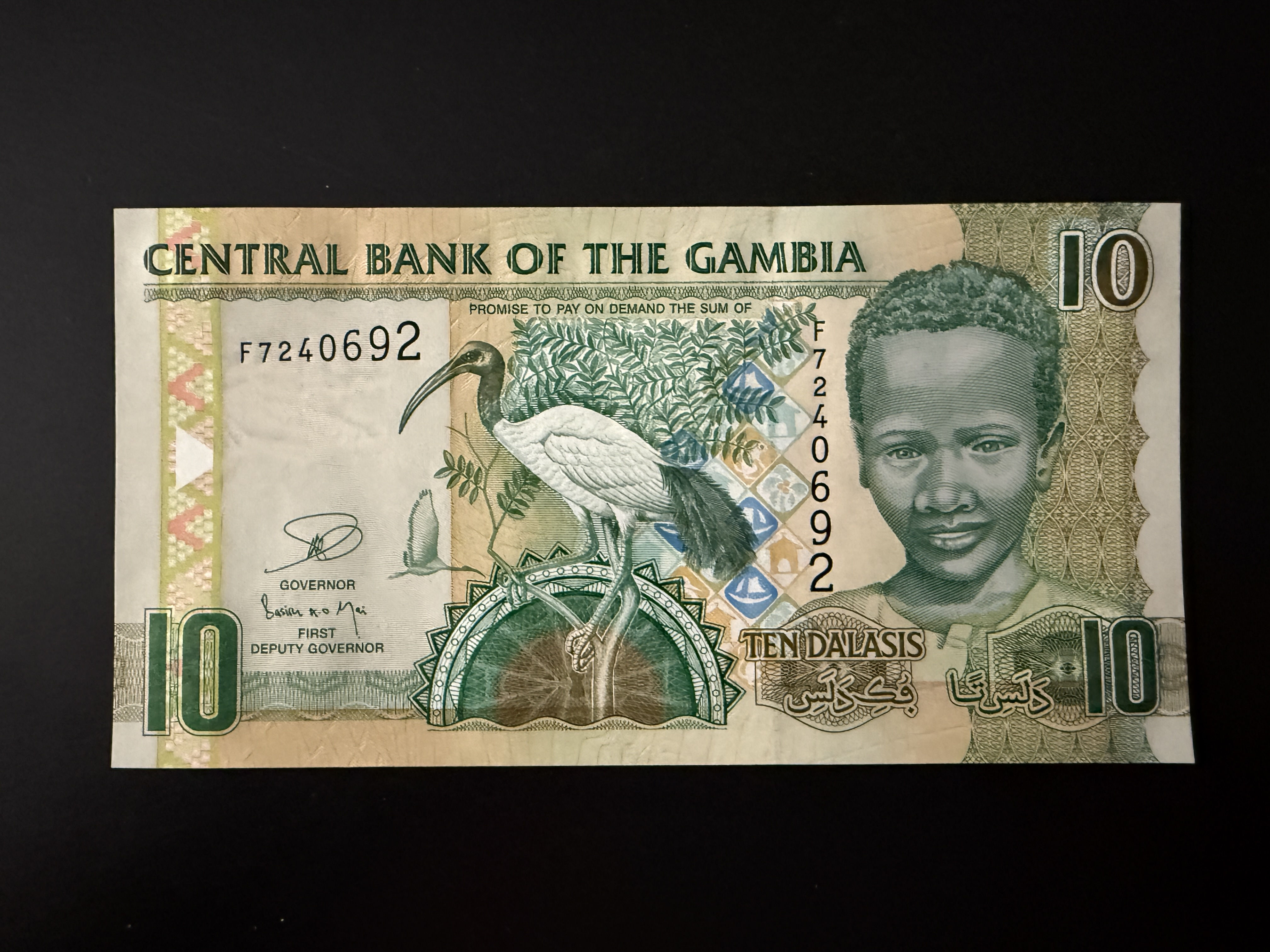 GAMBIA 10 Dalasis ND (2013) (P.26) UNC