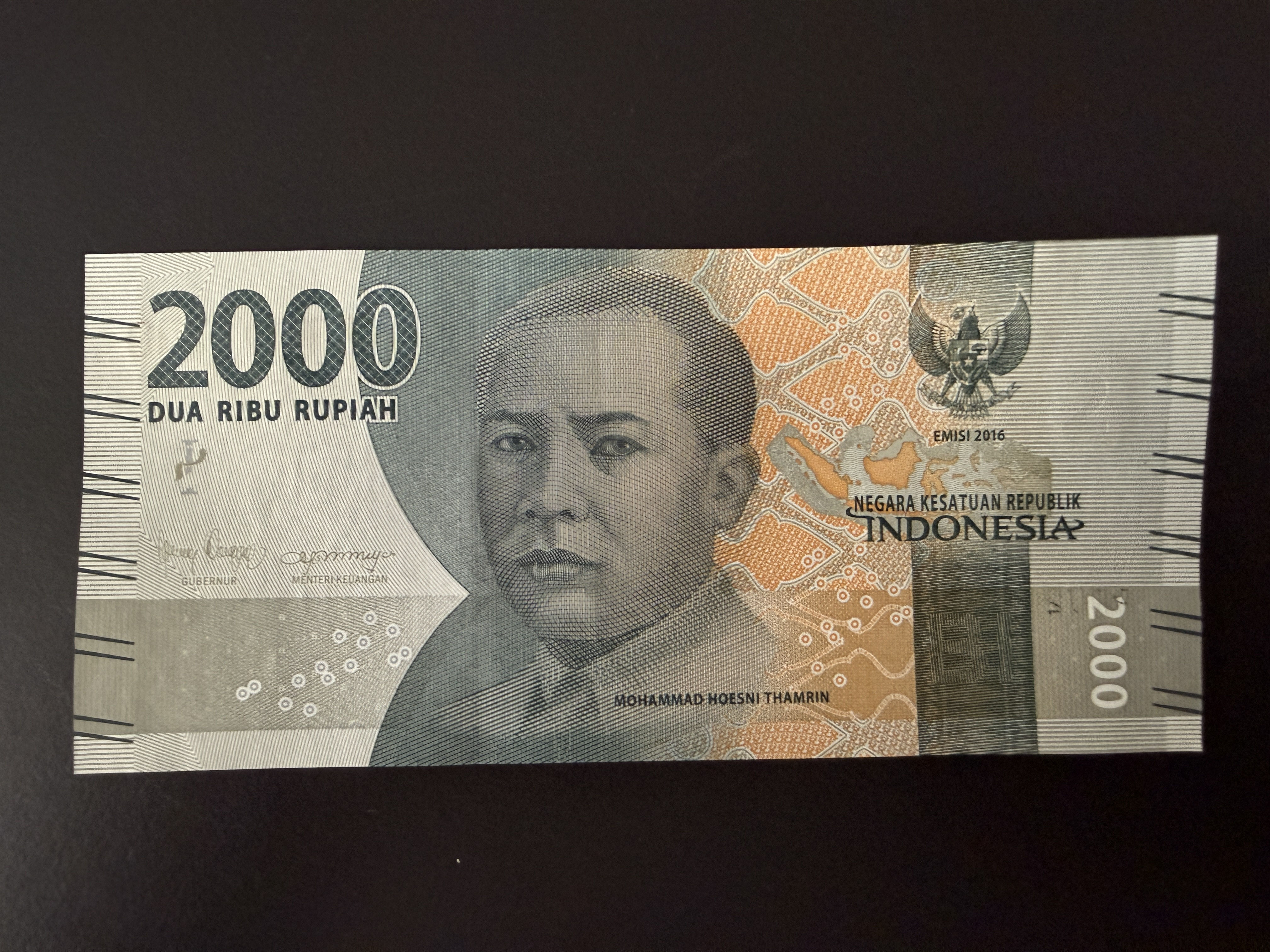 INDONESIA 2000 Rupiah (2016-2021) (P.155) UNC