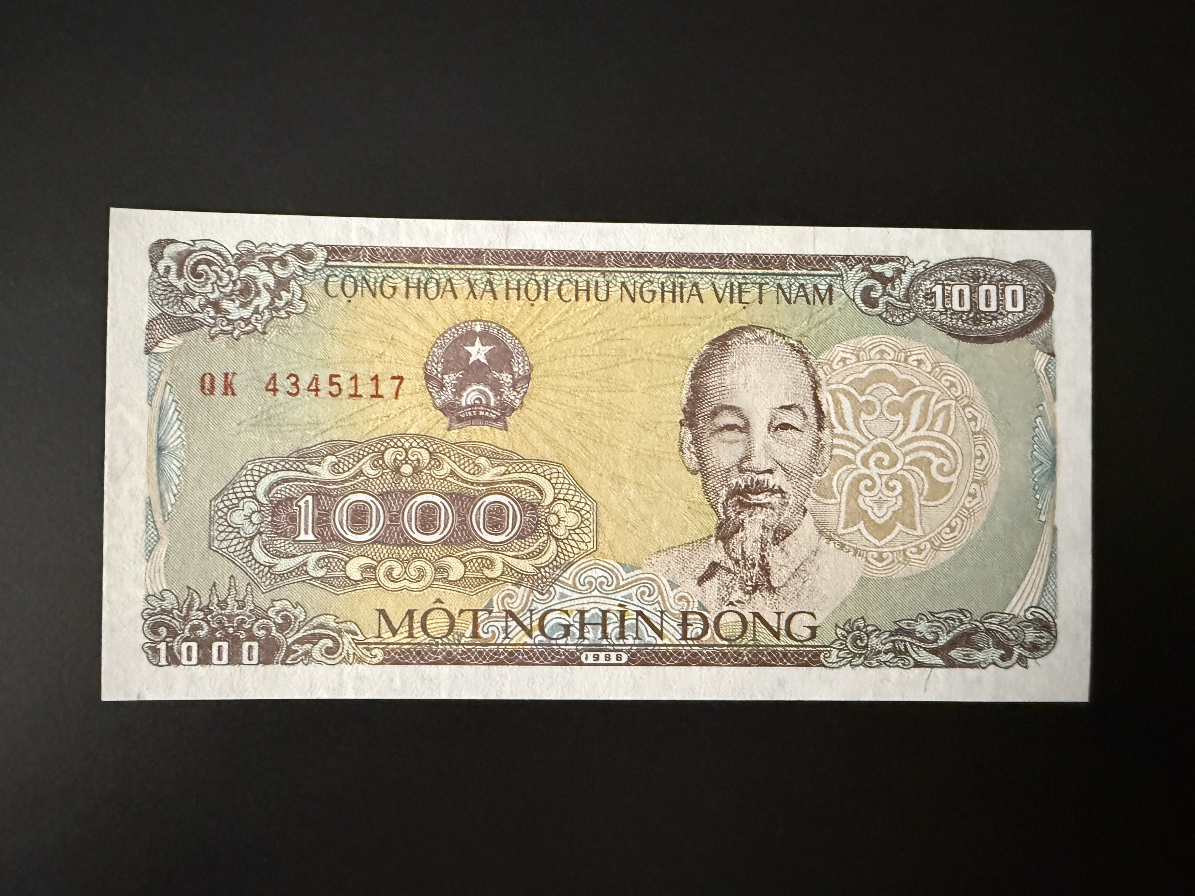 VIETNAM 1000 Ðồng 1988 (P.106) UNC