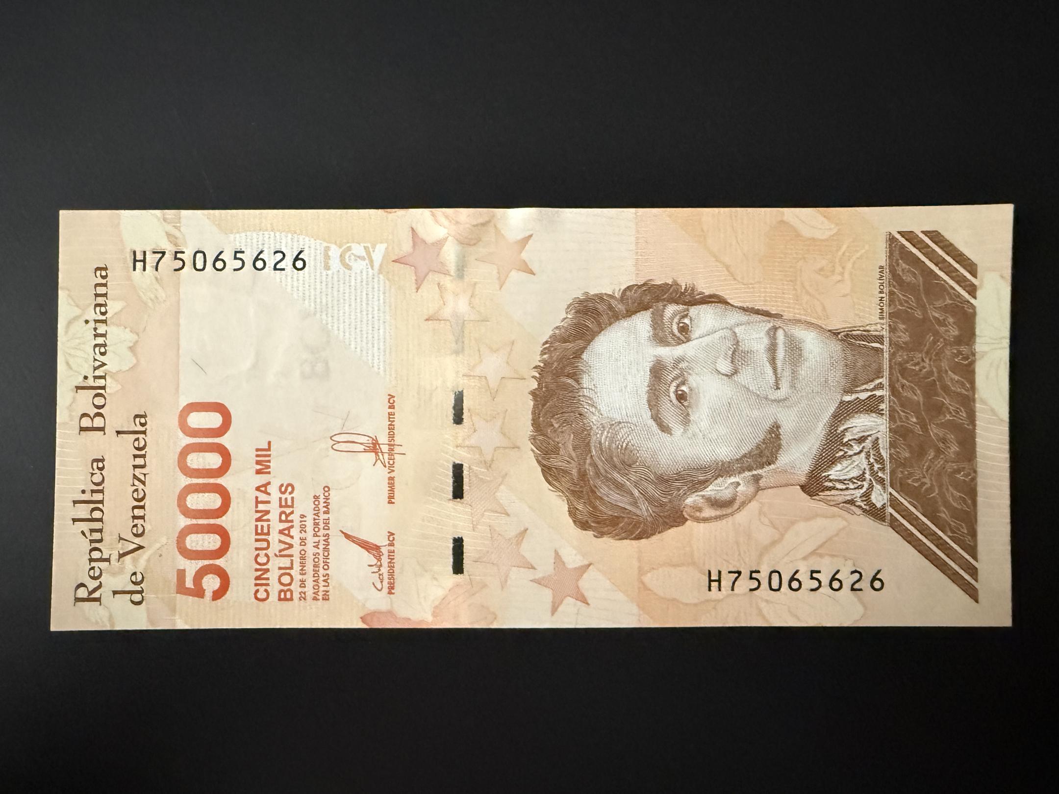 VENEZUELA 50000 Bolivares 22.1.2019 (2020) (P.111) UNC
