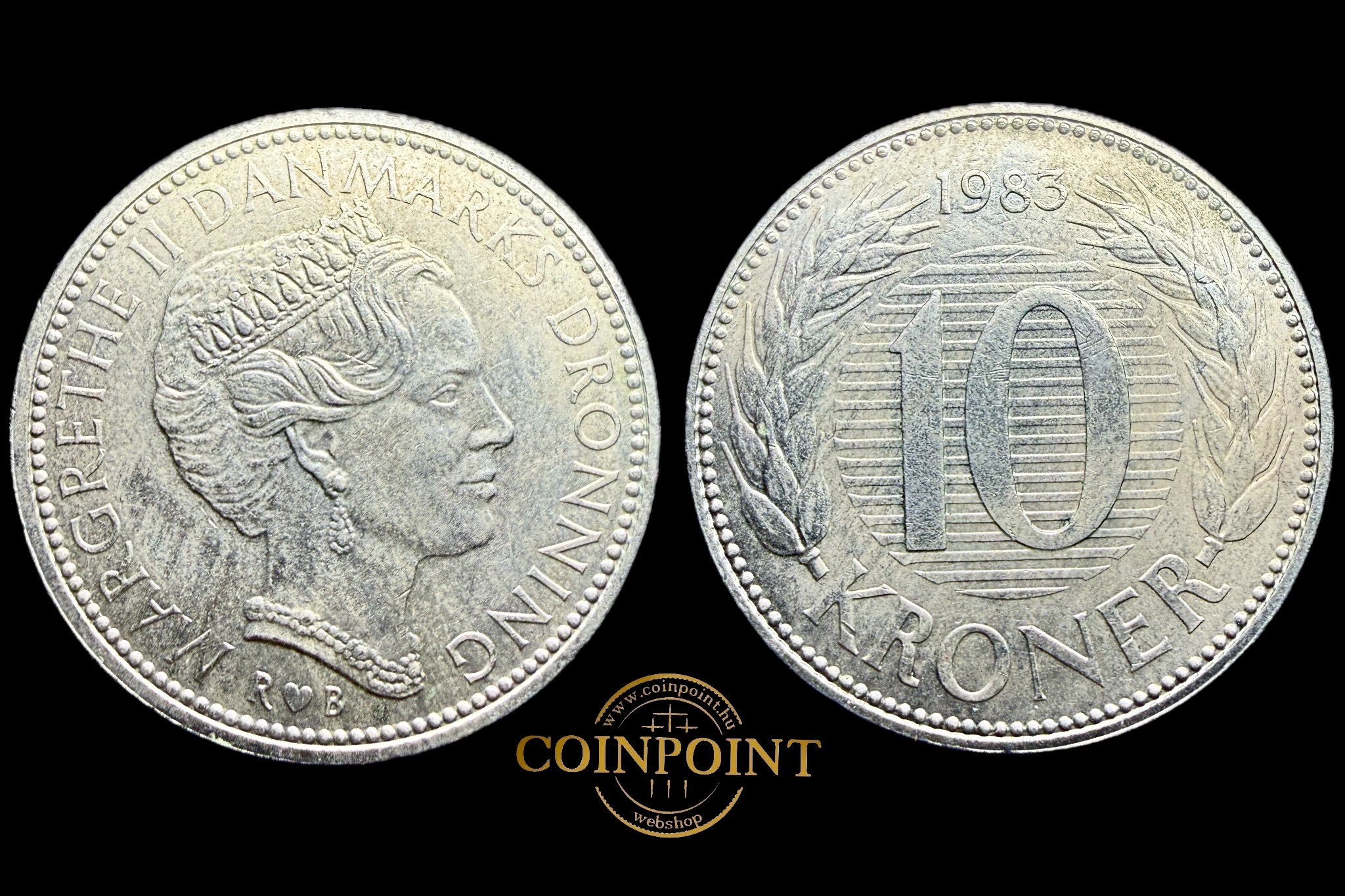 Dánia 10 Korona 1983 II.Margarethe