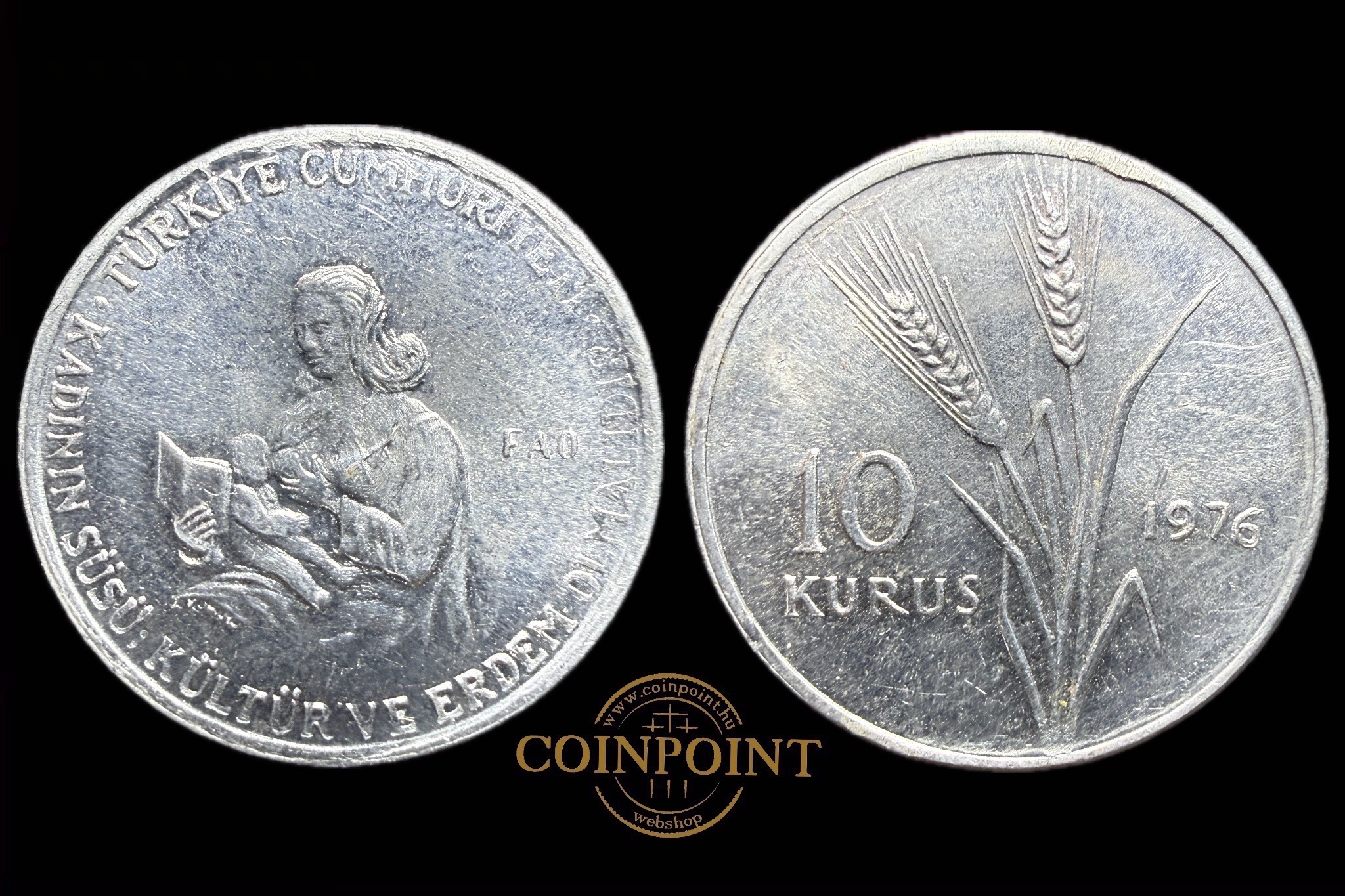 Törökország 10 Kurus 1976 FAO