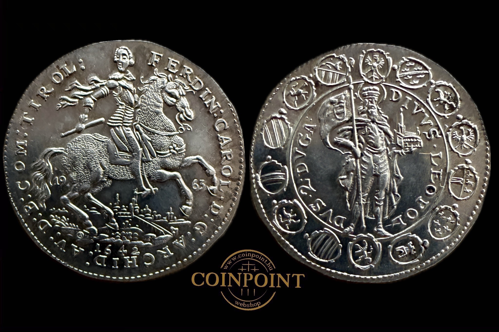 Ausztria Károly Ferdinánd herceg 2 Dukat uránveret