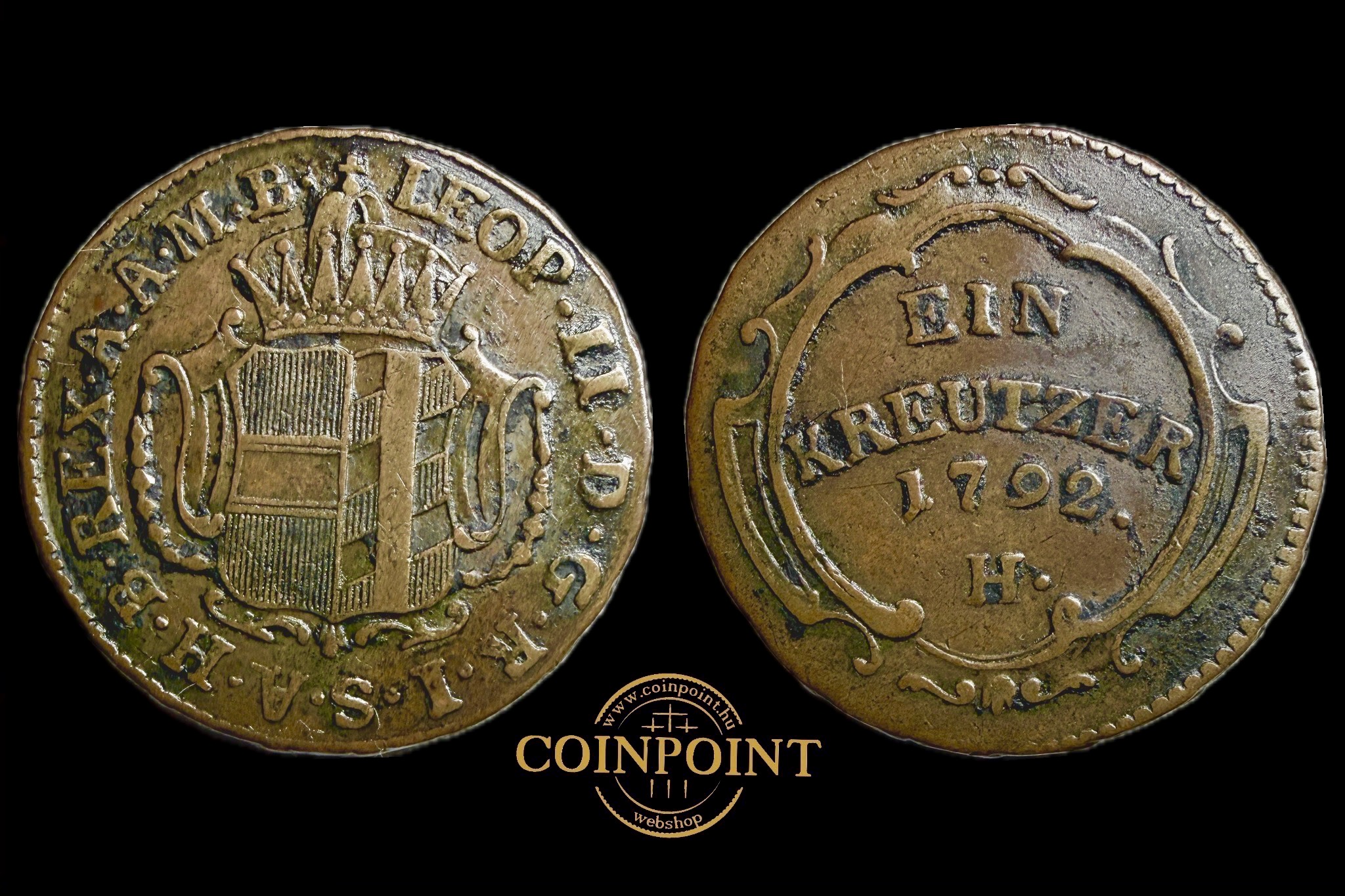 II.Lipót 1792H 1 Krajcár 