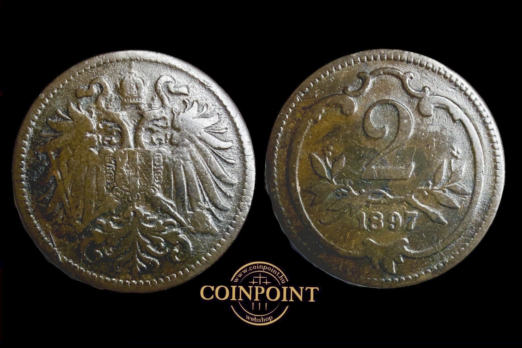 Ferenc József 2 Heller 1897