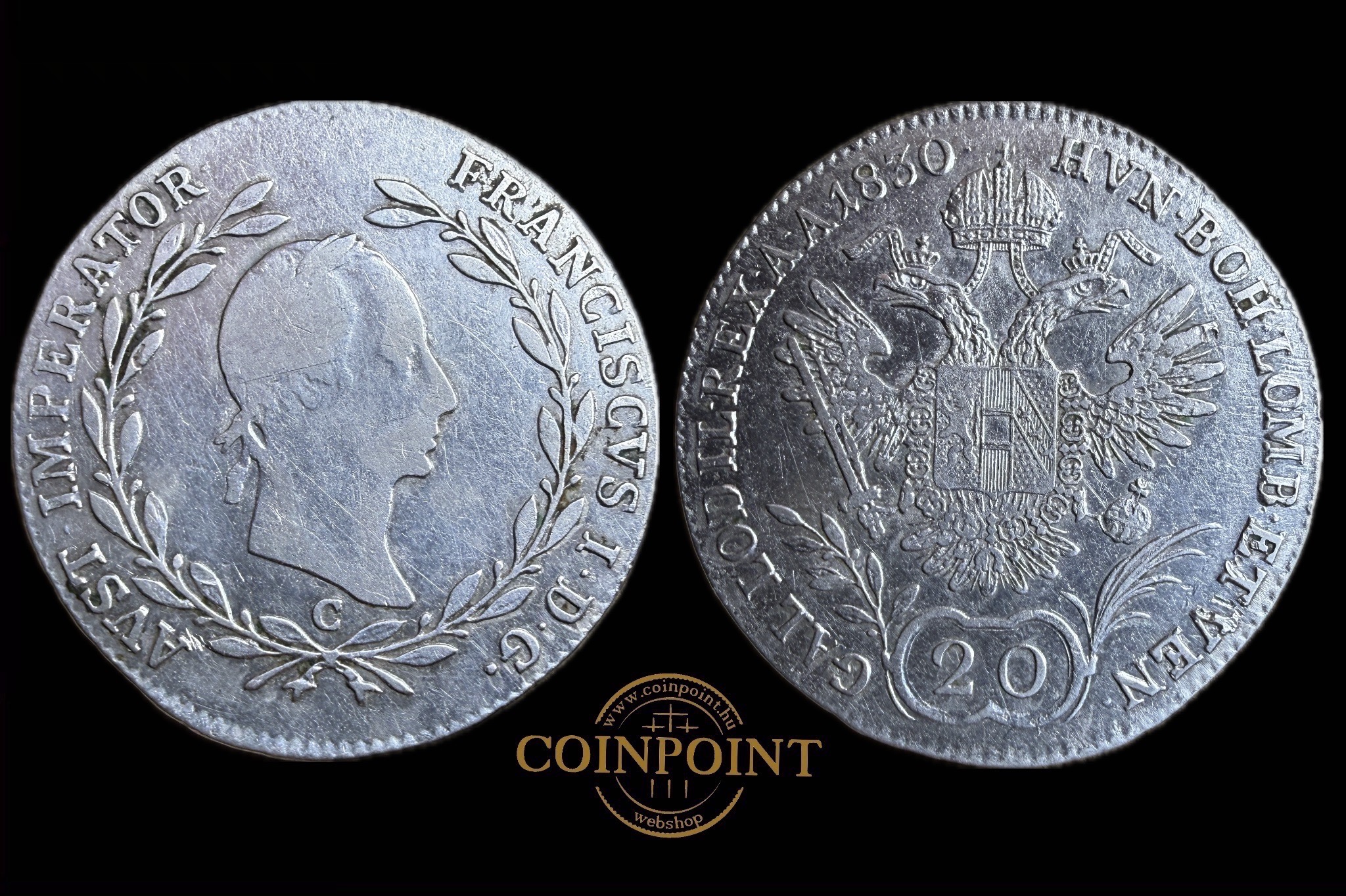 Ferenc 20 Krajcár (1830)C Prága