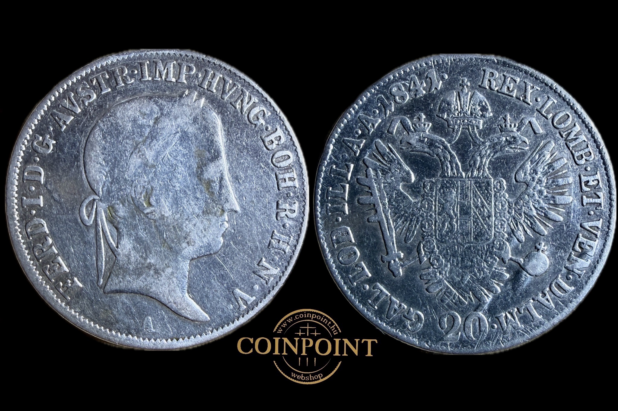 V.Ferdinánd 1841 A 20 Krajcár