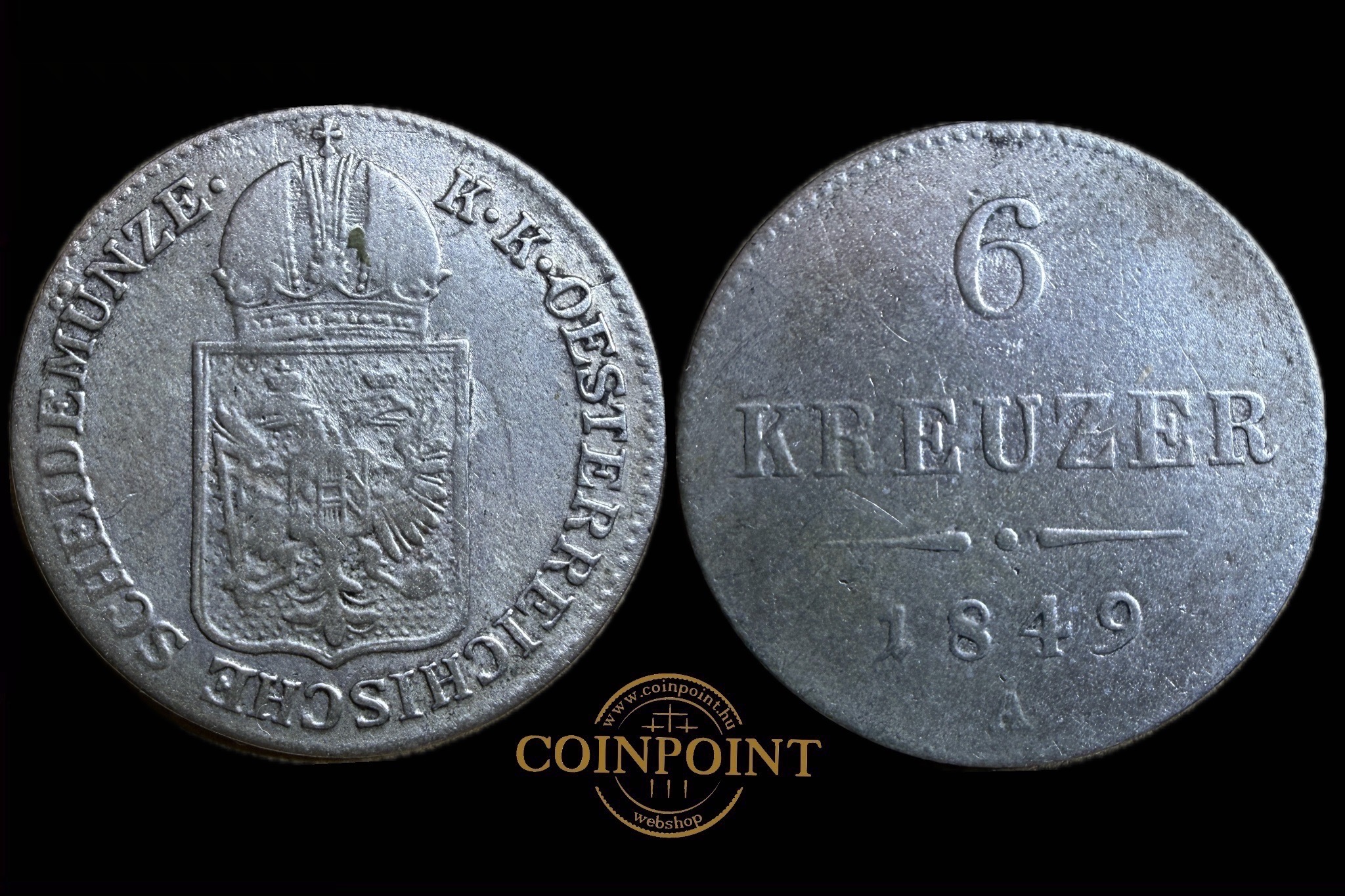 Szabadságharc (1849) A 6 krajcár Adamo M.9.1