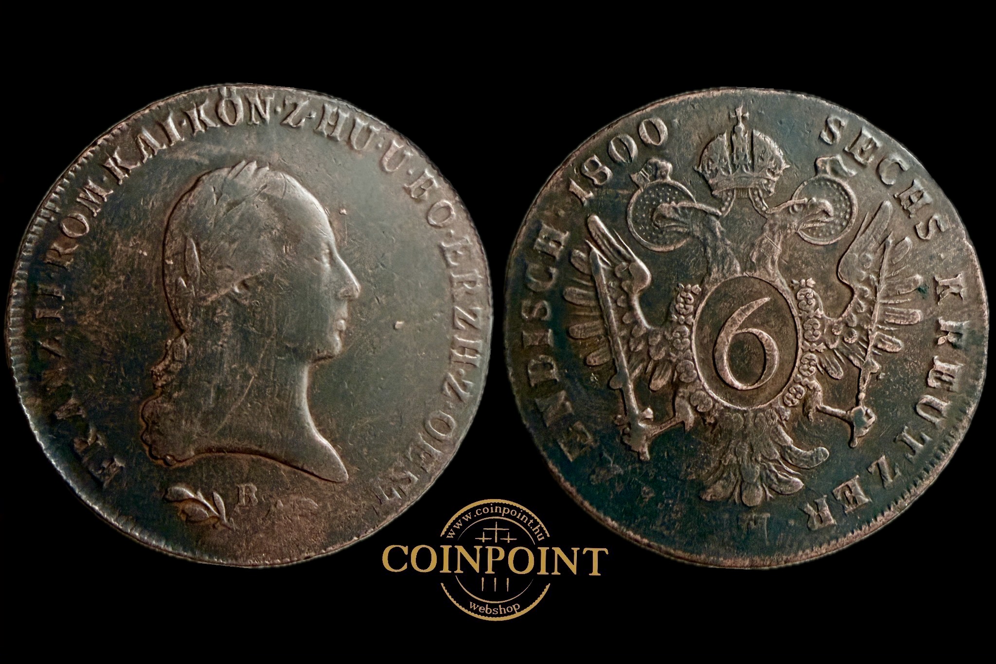 Ferenc 6 krajcár (1800 B) Herinek 1030