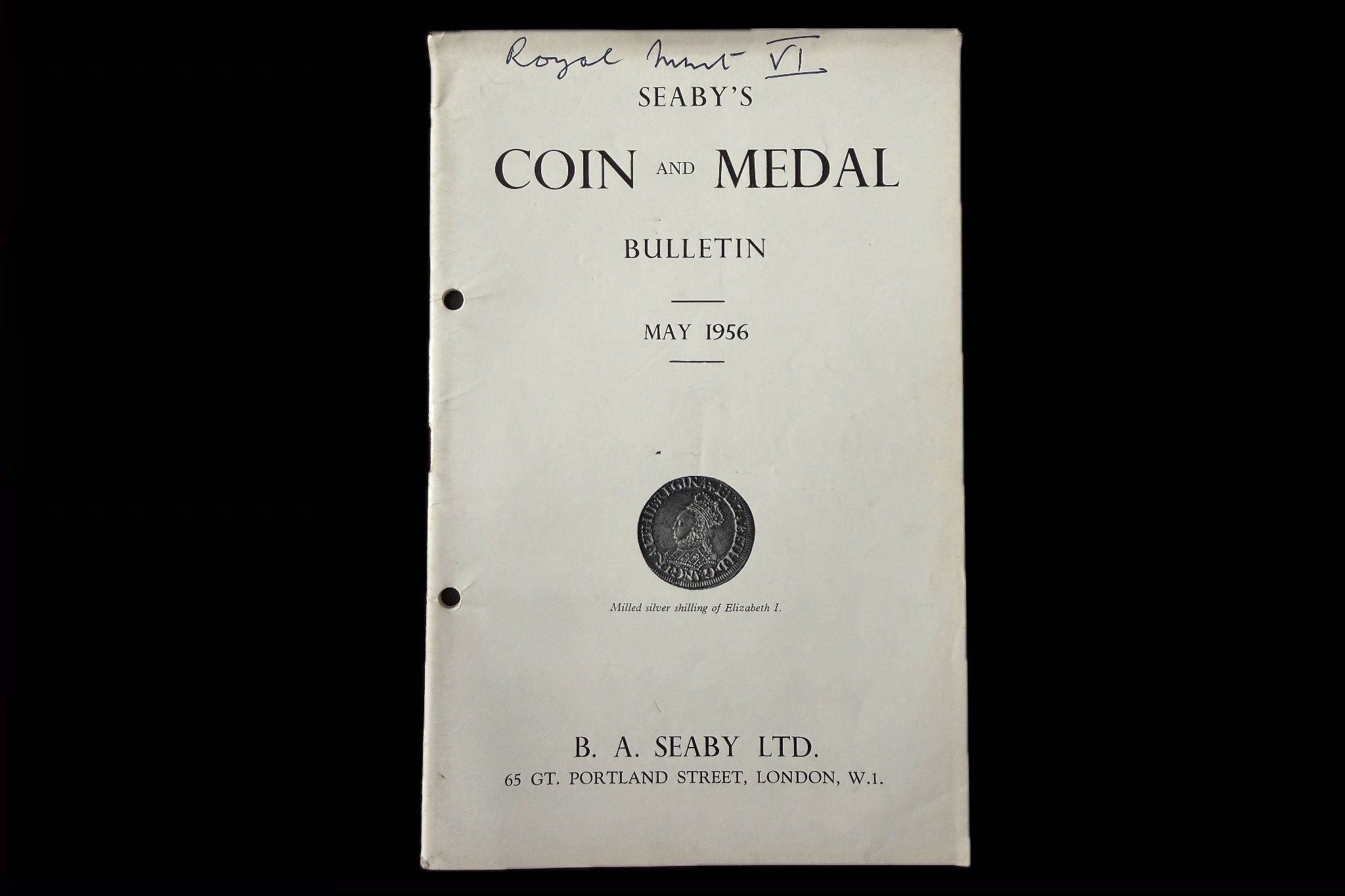 Seaby’s Coin and Medal 1956 May