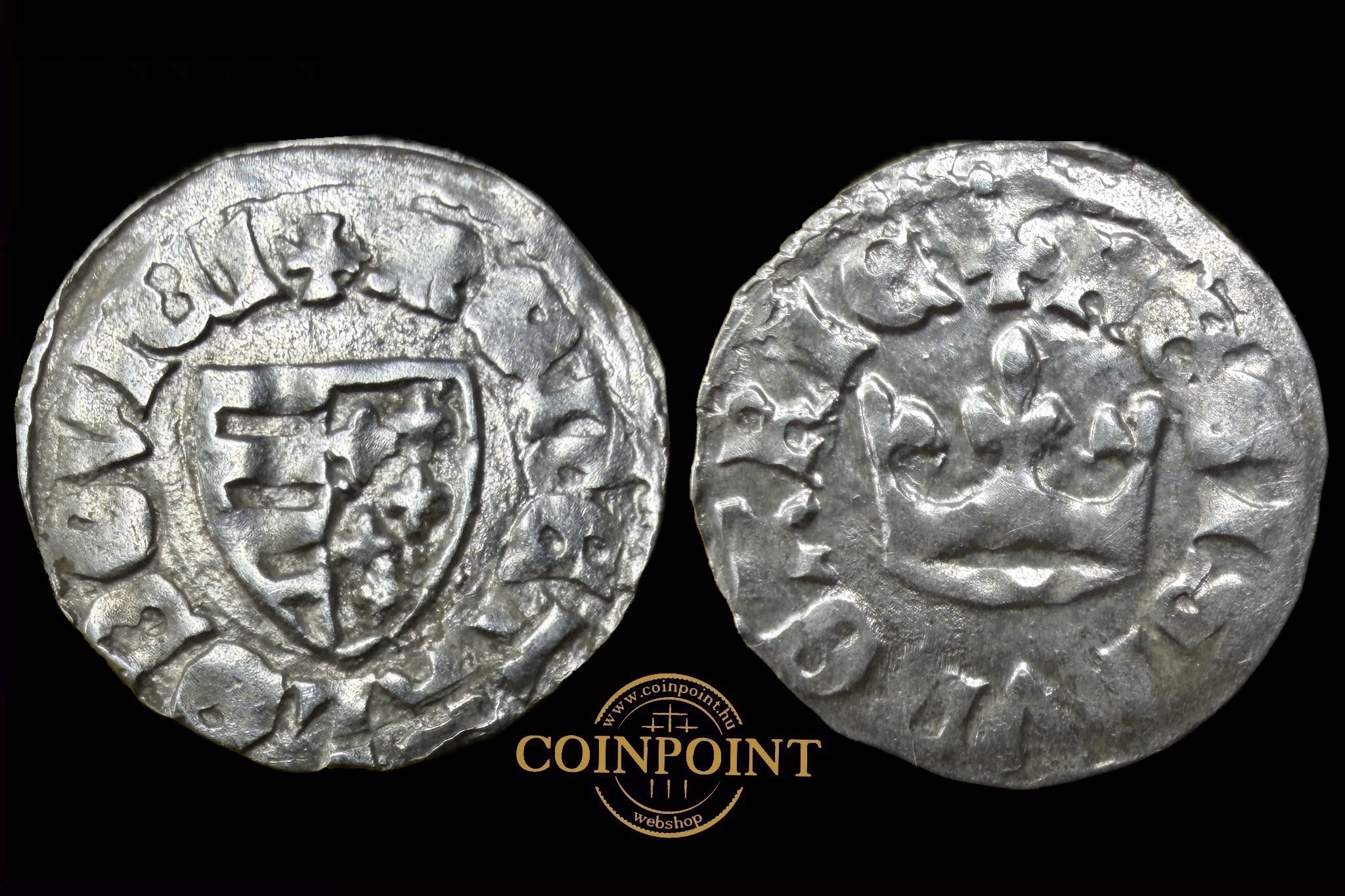 I.Lajos (1342-1382) Dénár ÉH-424