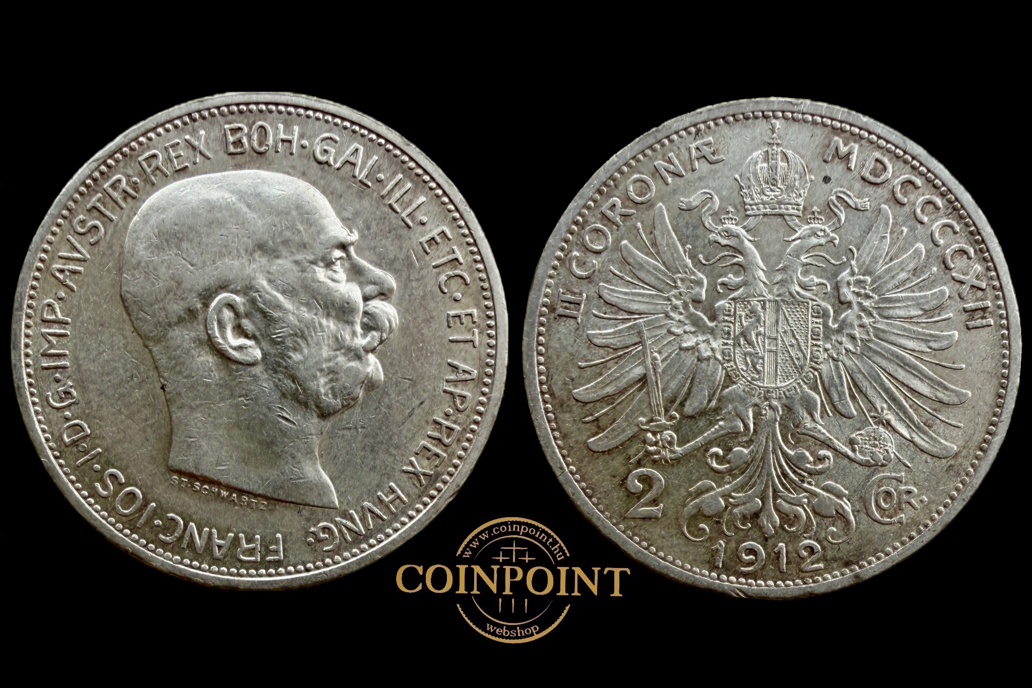 Ferenc József 2 Corona 1912 KM2808