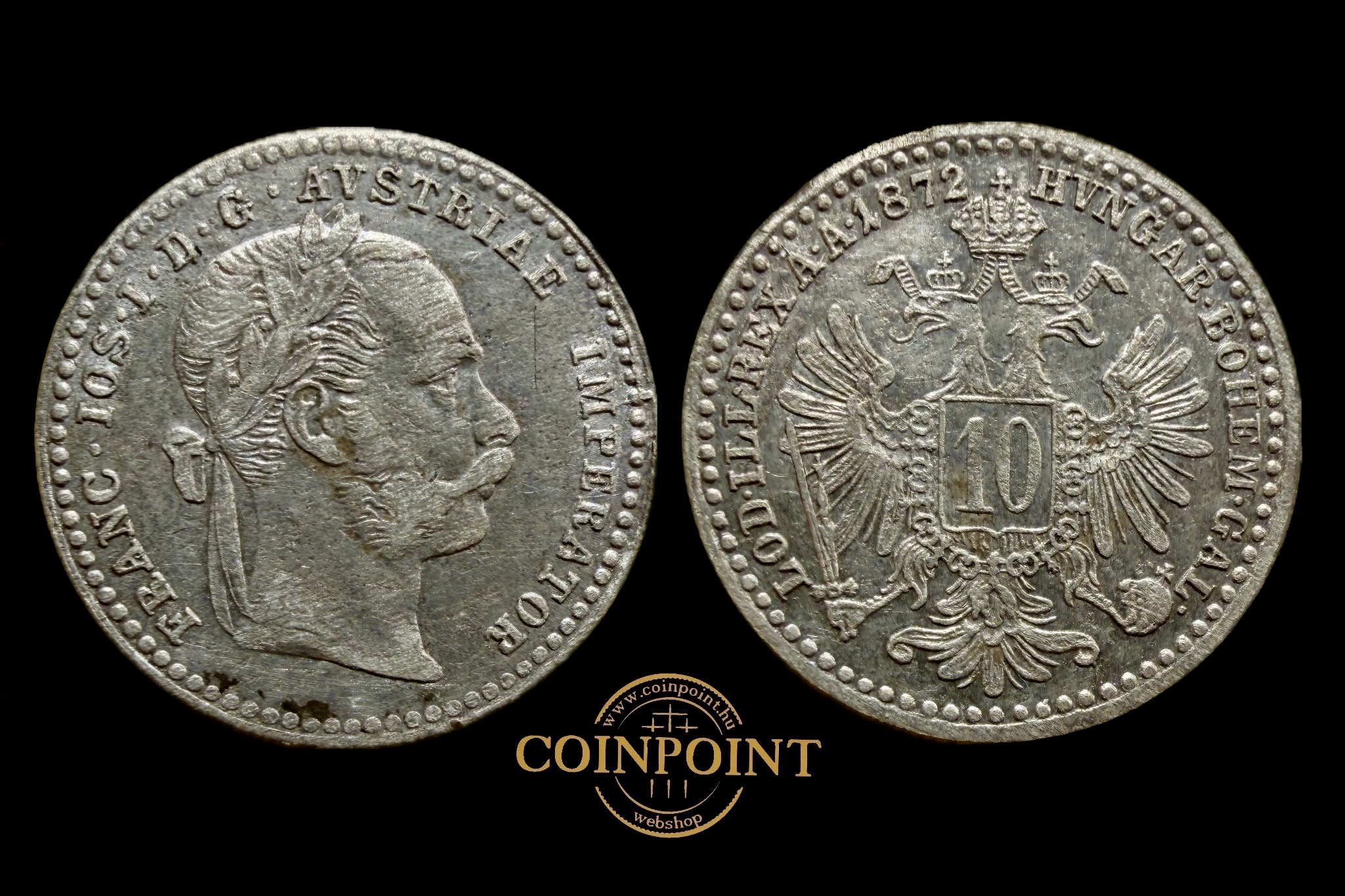Ferenc József 10 Krajcár (1872)  KM2206