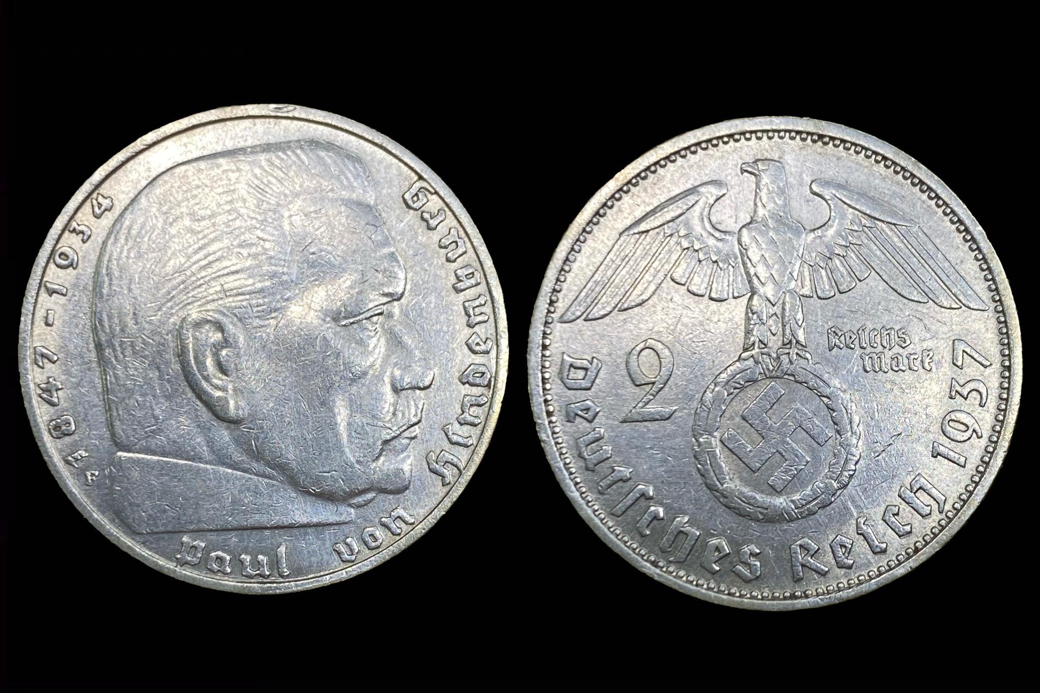 2 márka Német Birodalom (1937)F