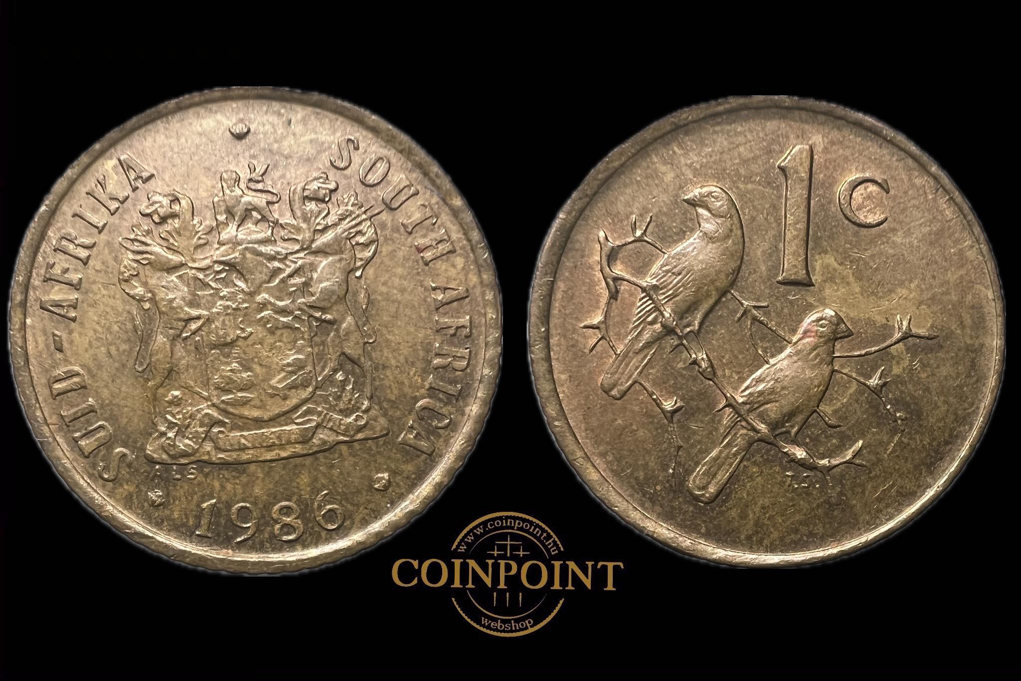 Dél-afrikai Köztársaság 1 Cent 1986 KM82 