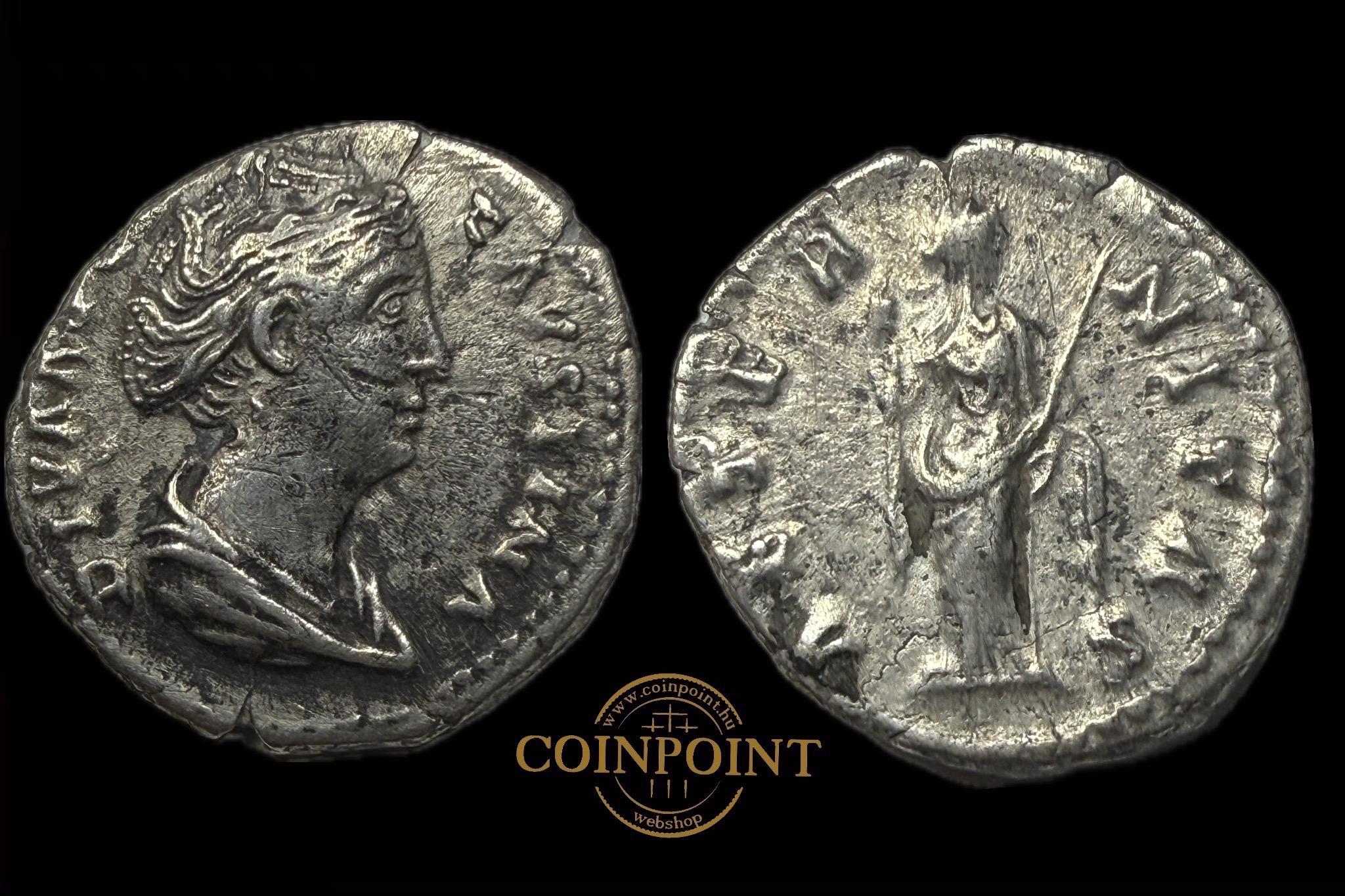 Diva I.FAUSTINA I (140-141) dénár Roma  DIVA FAVSTINA-AETERNITAS RIC346a 