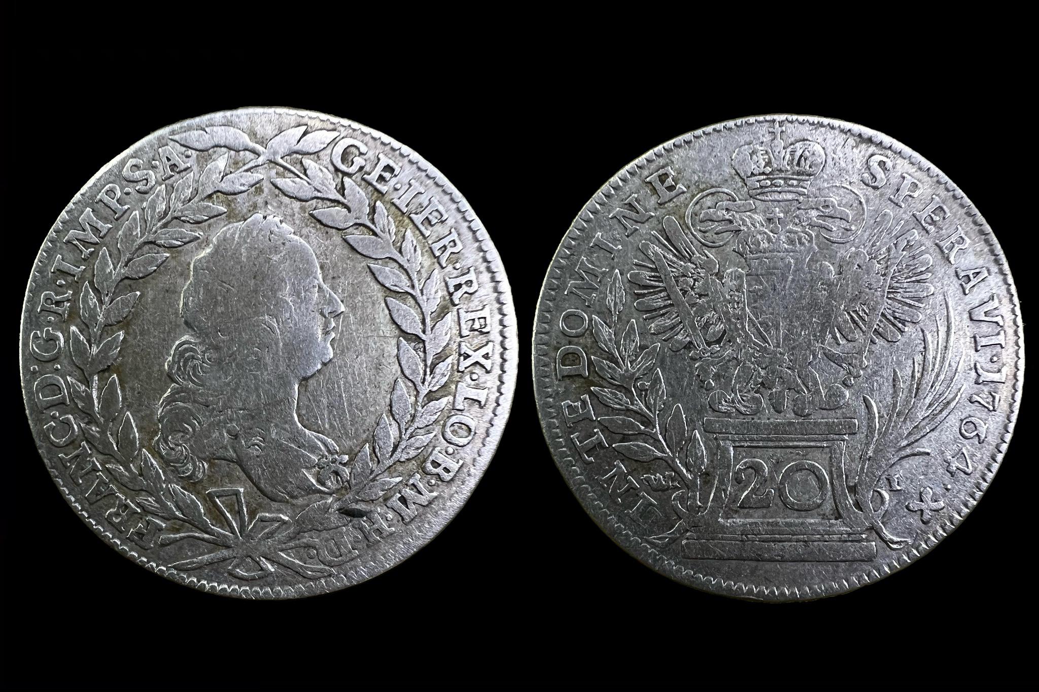 Lotharingiai Ferenc 20 Krajcár (1764)WI