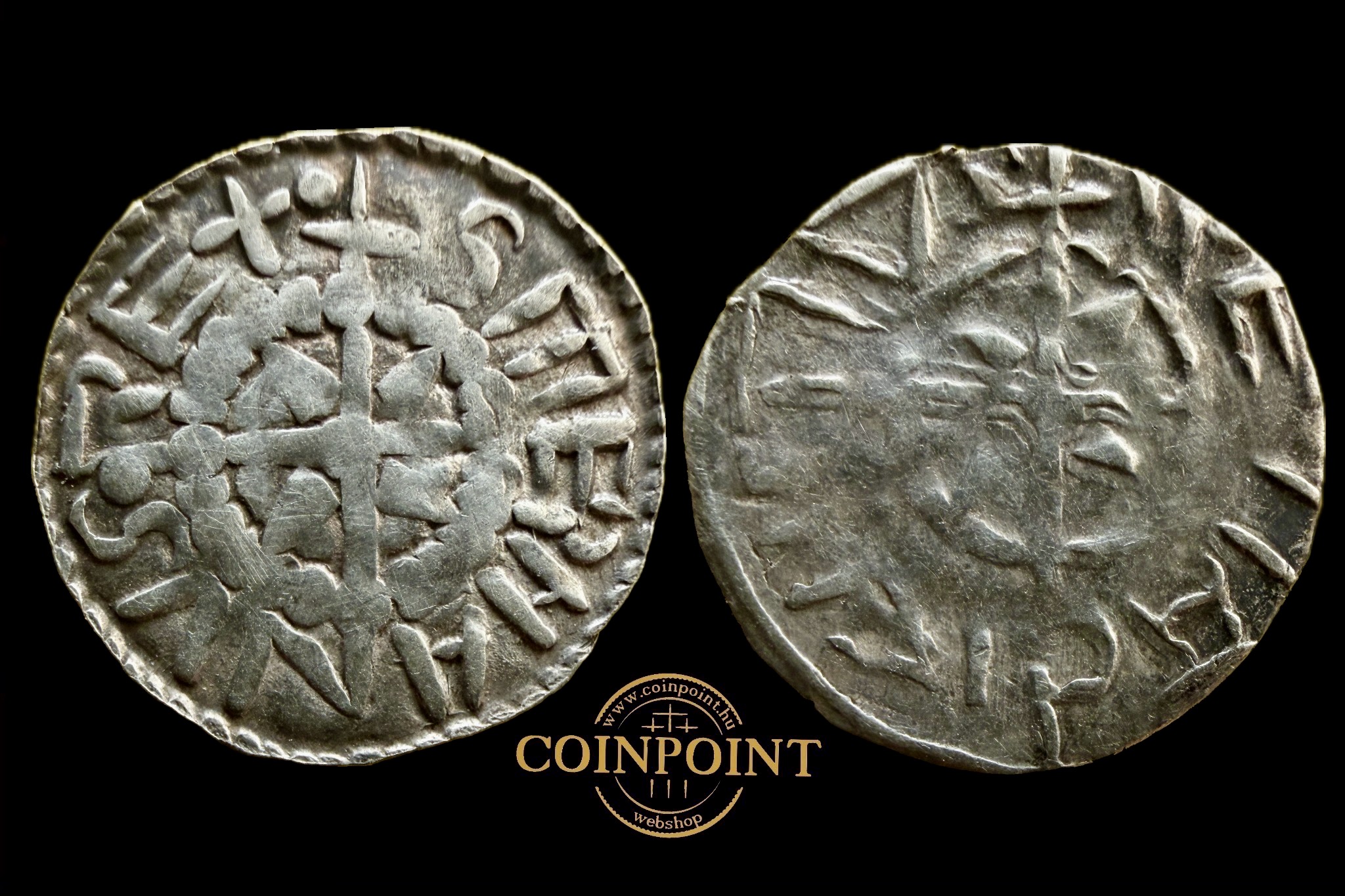 I.Szent István Dénár (1001-1038) Éh-1 dupla fekvő “S”