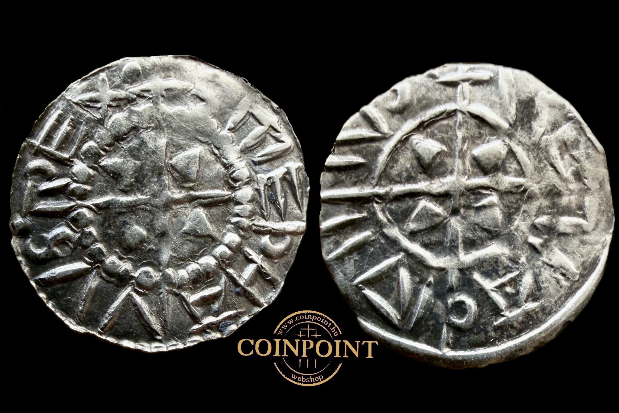 I.Szent István Dénár (1001-1038) Éh-1 dupla fekvő “S”