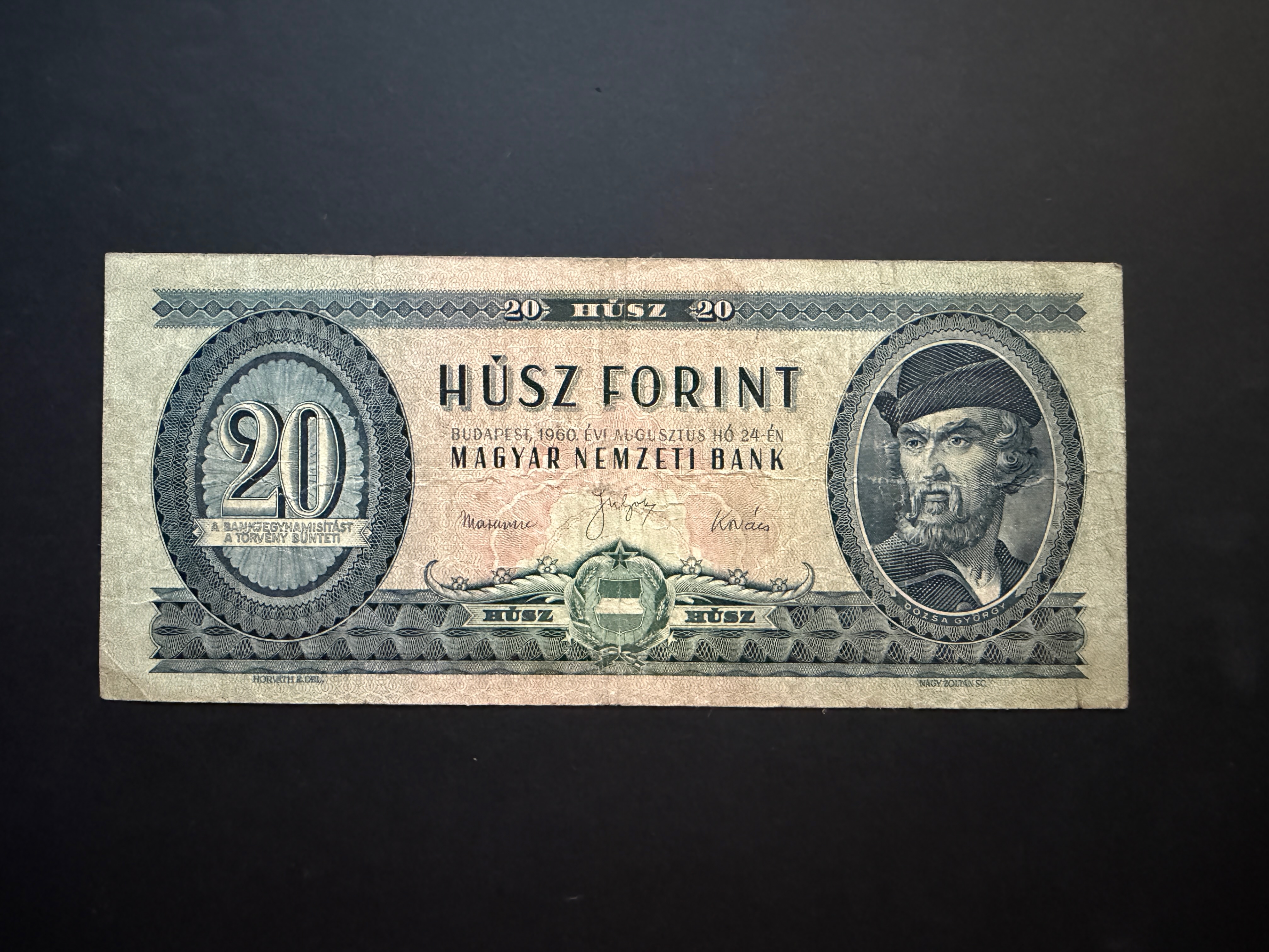 20 Forint (1962) F Adamo F12