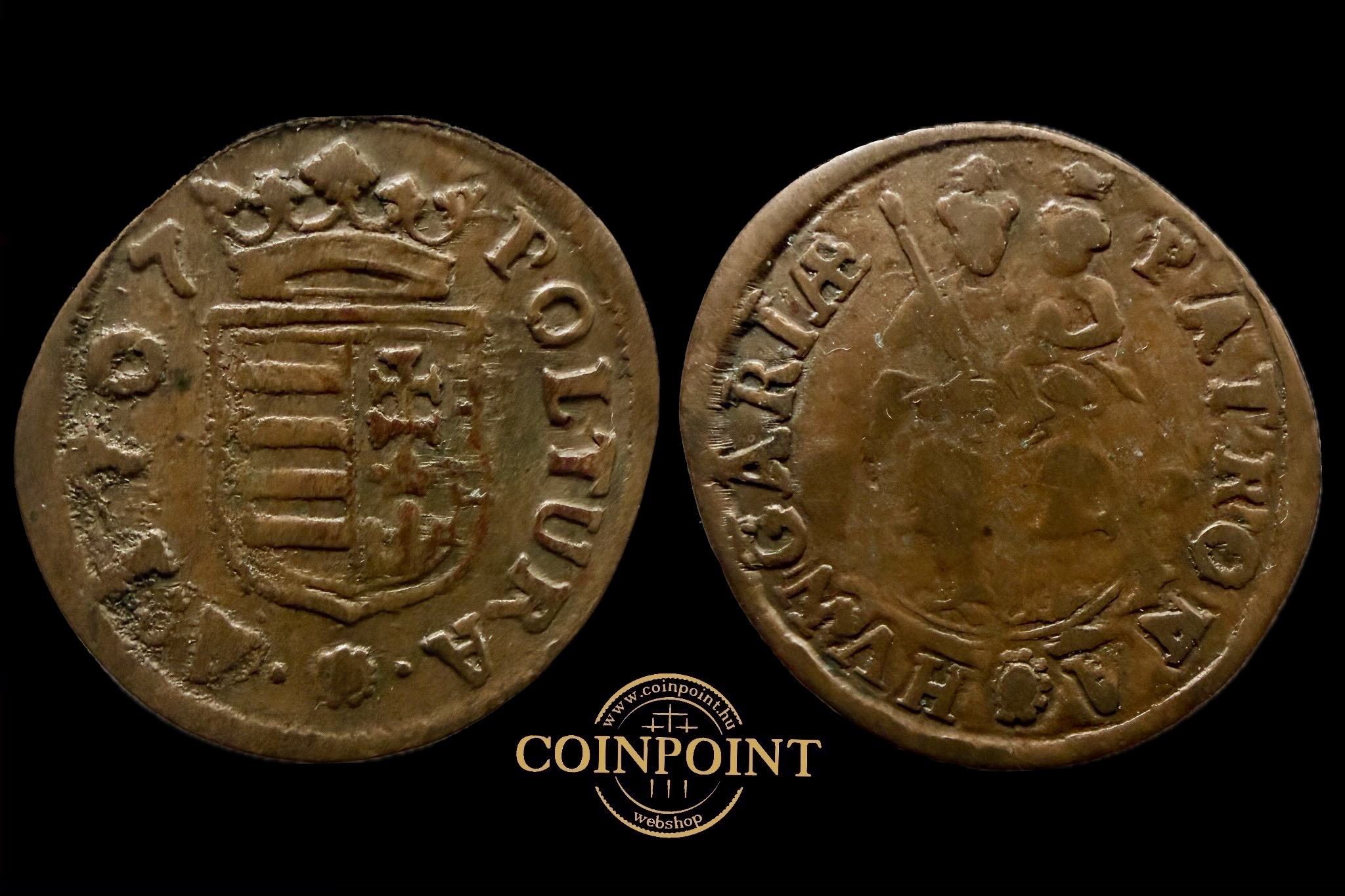 II. Rákóczi Ferenc (1707) Poltura (v.j. nélkül) ÉH-1139c