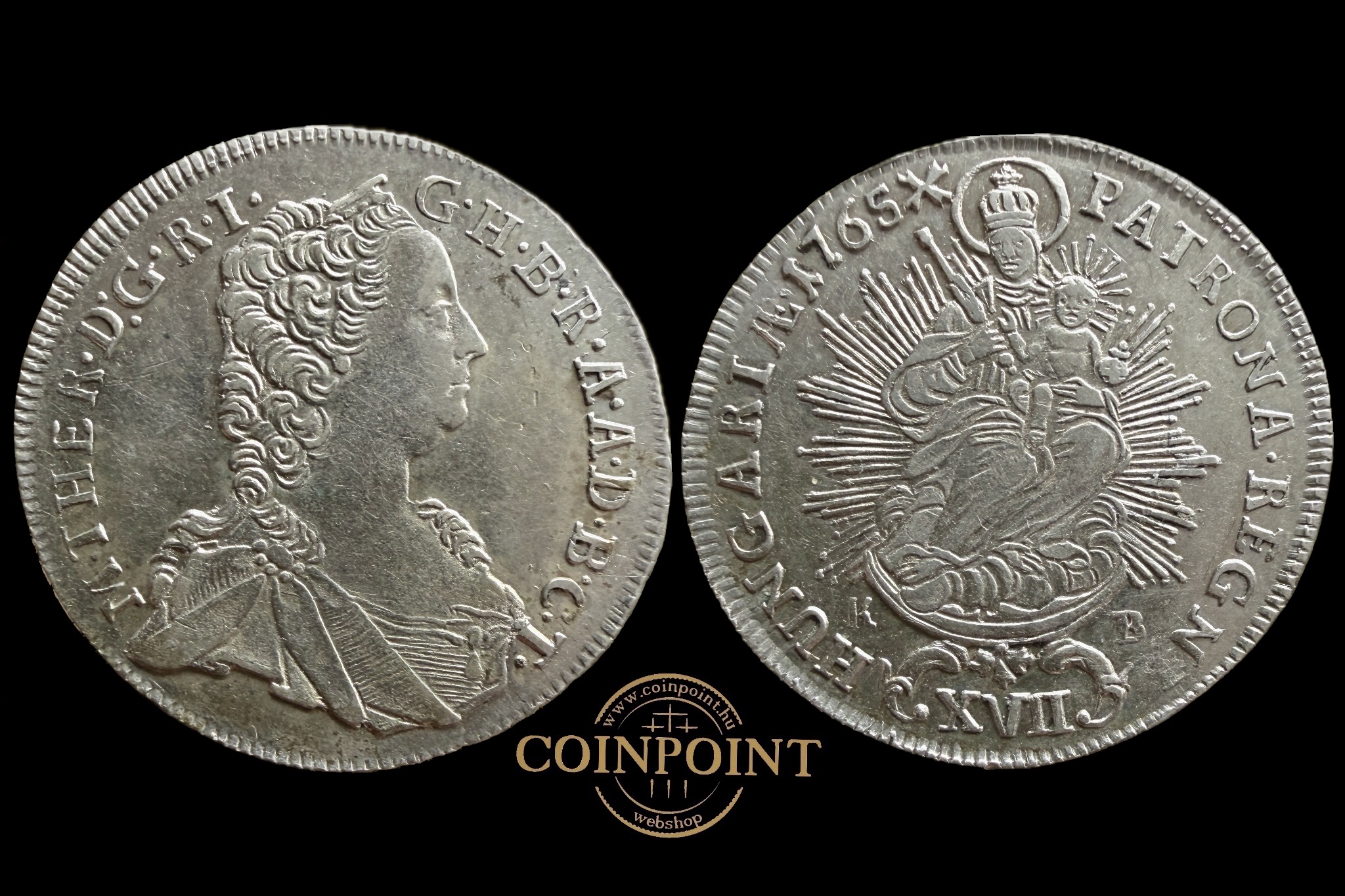 Mária Terézia XVII Krajcár 1765 K-B  ÉH-1243