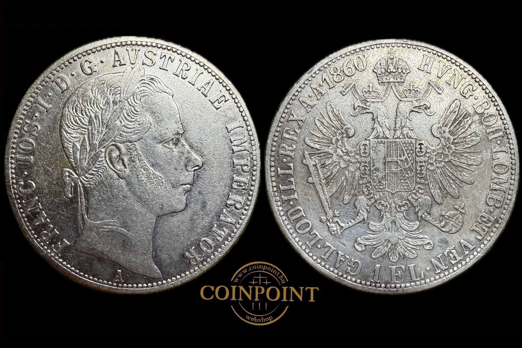 Ferenc József (1860) 1 florin