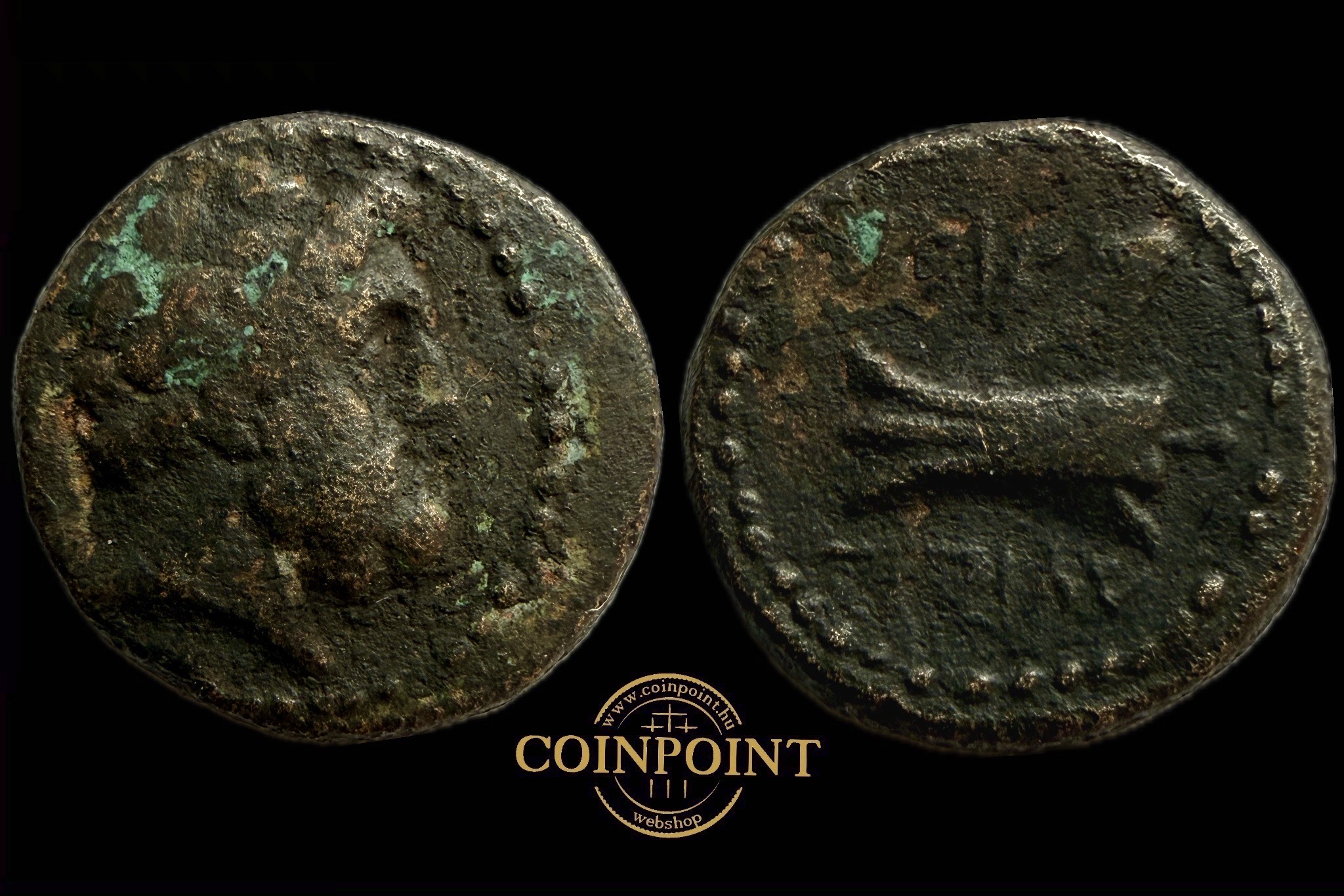 Főnicia Arados Zeus  (i.e.II.sz.) AE  HGC 10,88