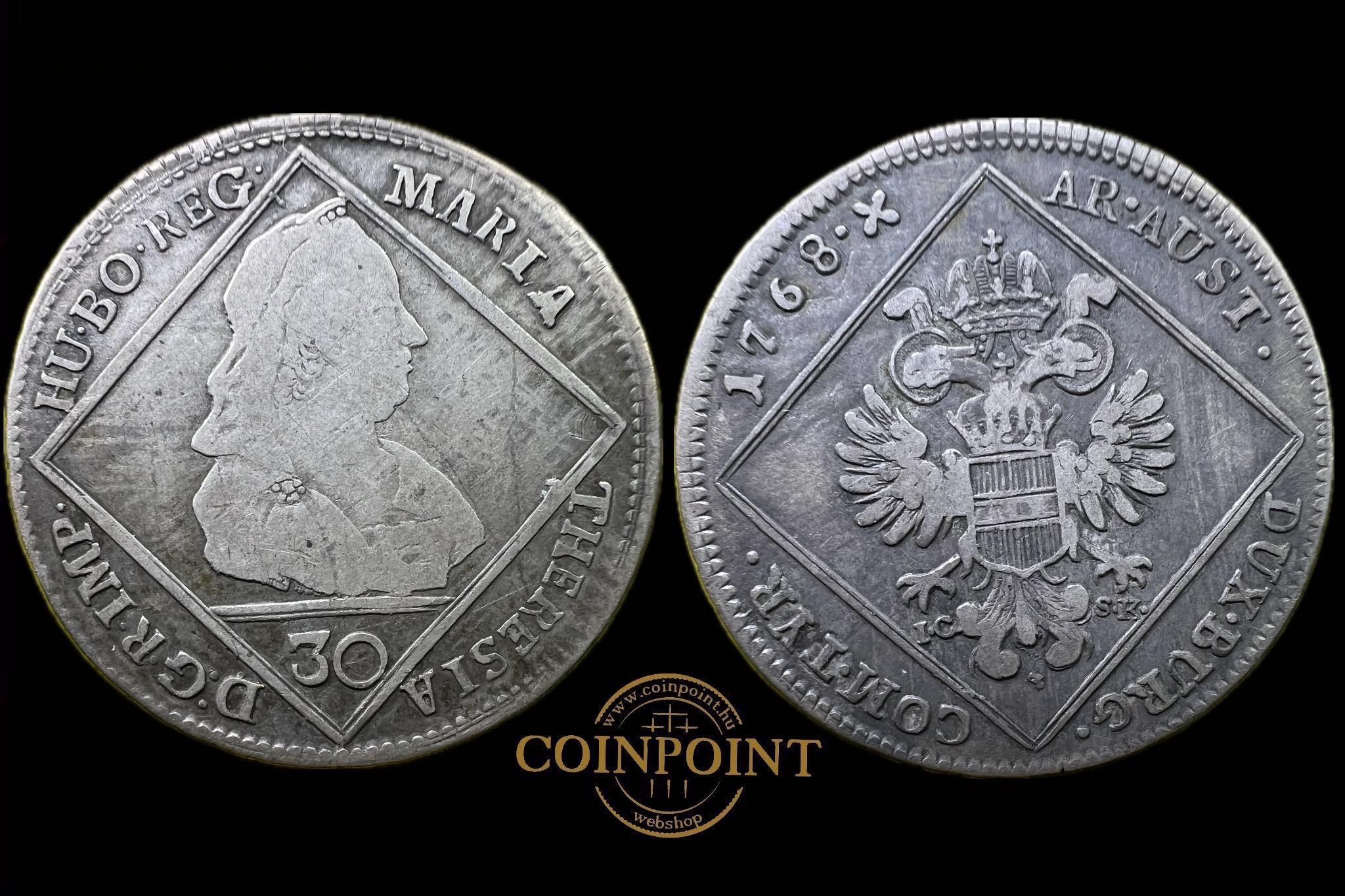 Maria Teresia 30 Krajcár (1768) IC-SK