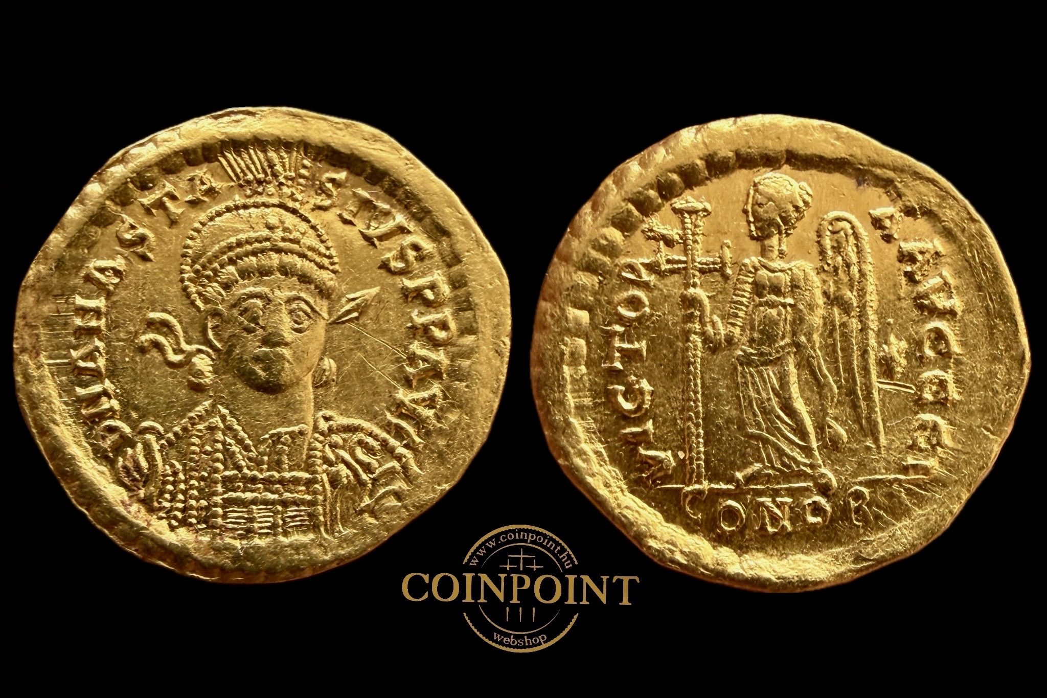 Anastasius (491-518) Soidus Konstantinápoly Sear 3