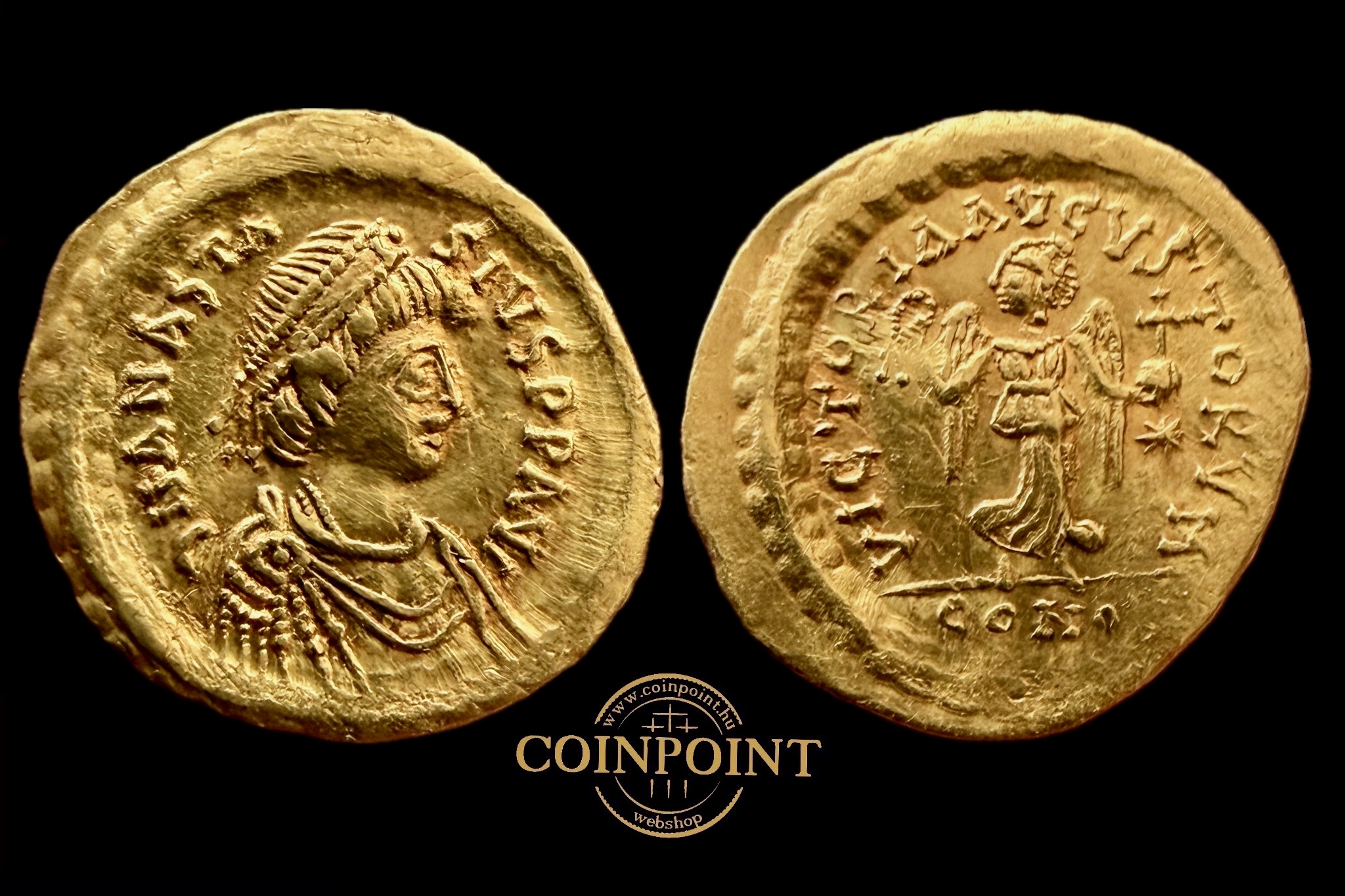 Anastasius (491-518) Tremissis Konstantinapoly Sear 8