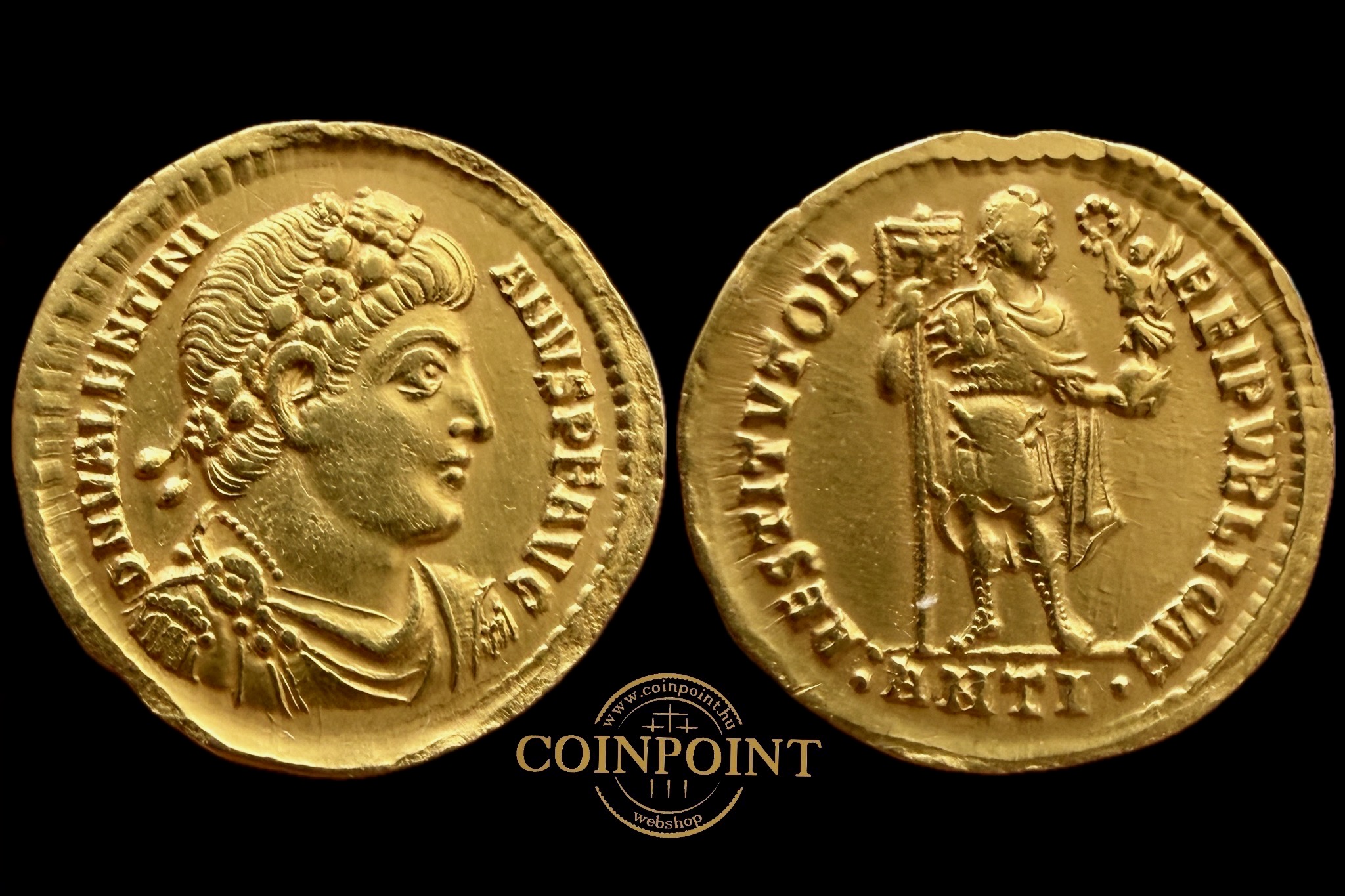 I. Valentinianus (i.sz. 364–375) Solidus Antiókia RIC 2b