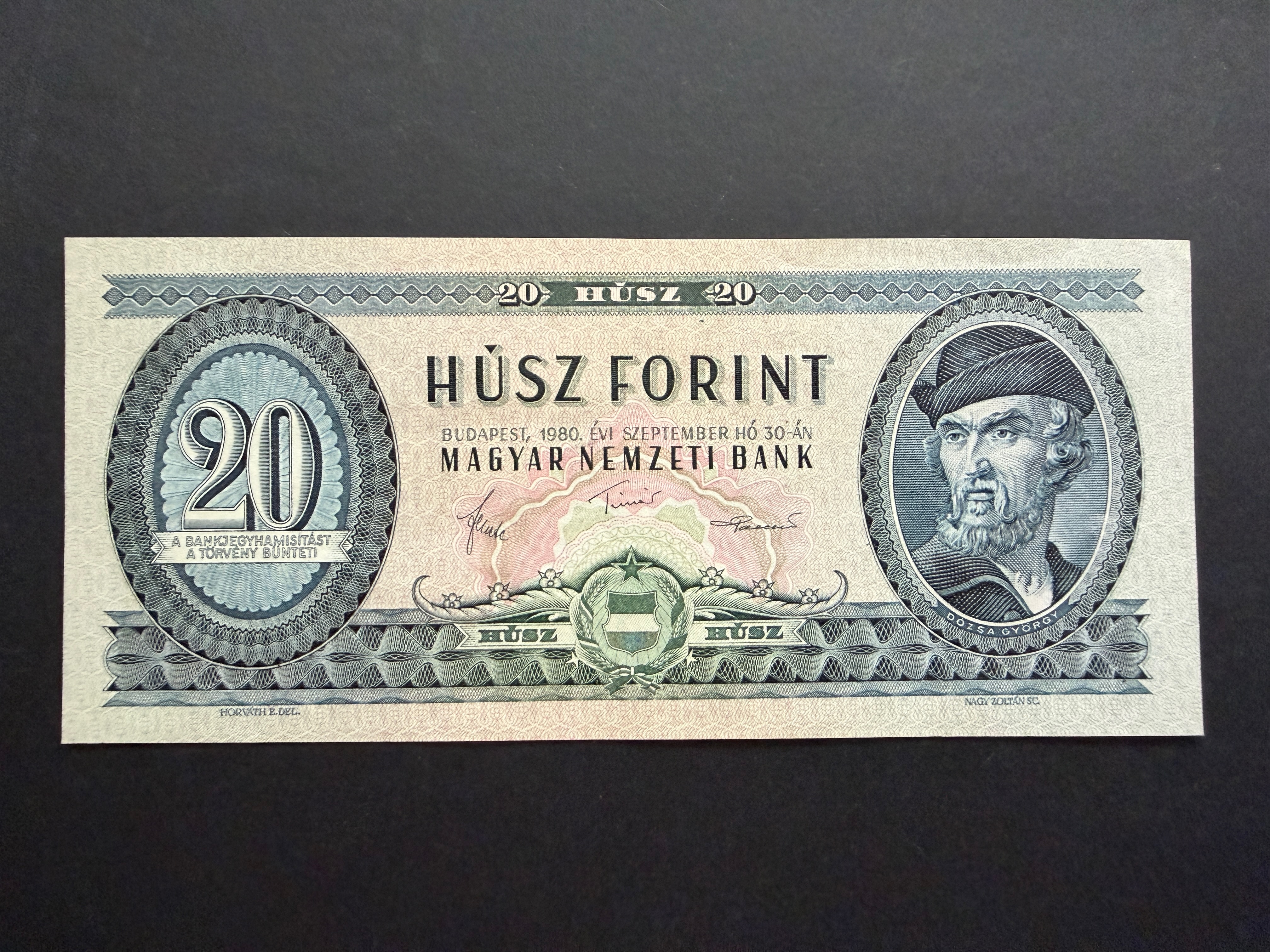 20 Forint (1980) UNC Adamo F17