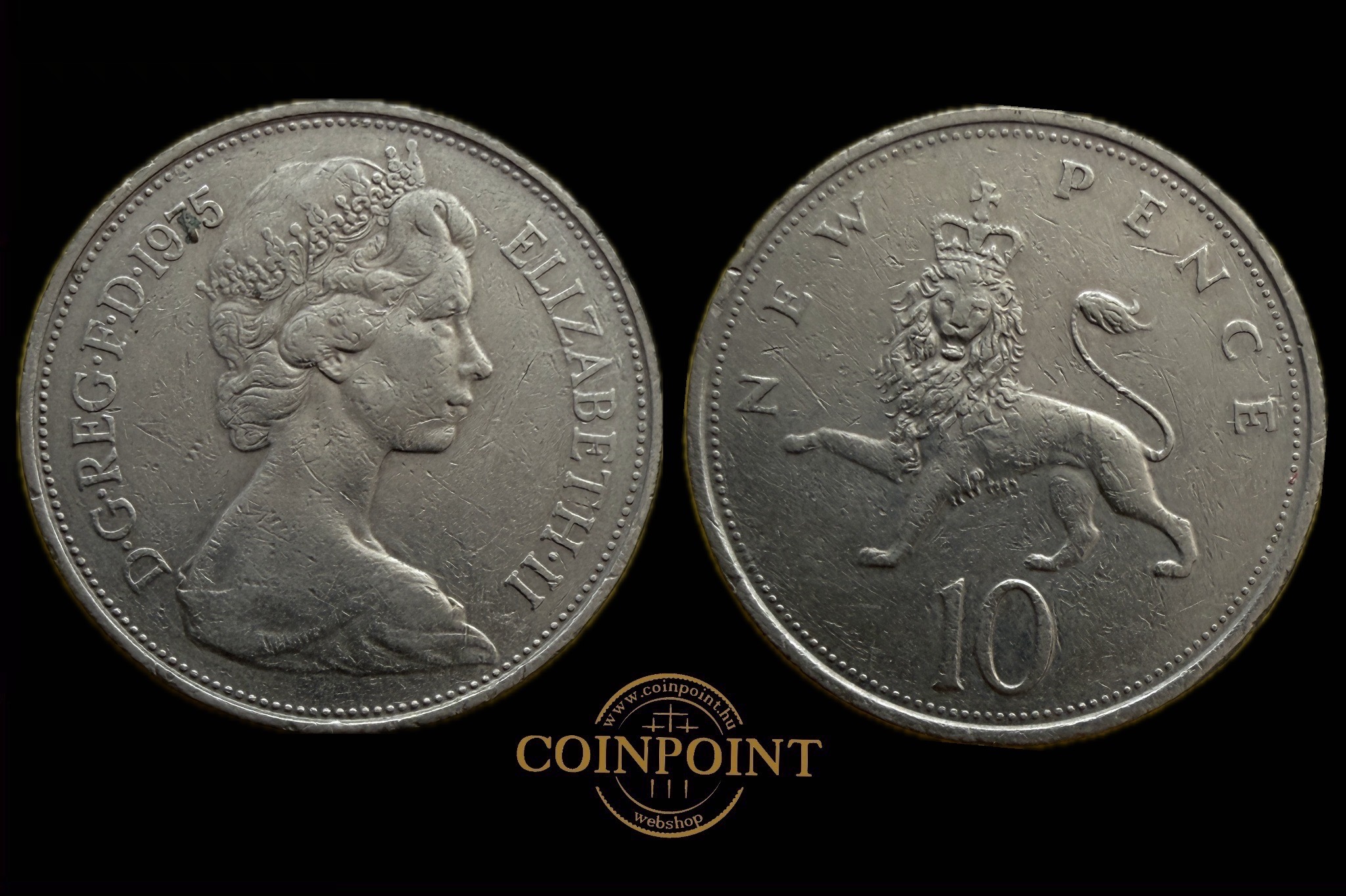 5Anglia II.Erzsébet 10 New Pence 1979