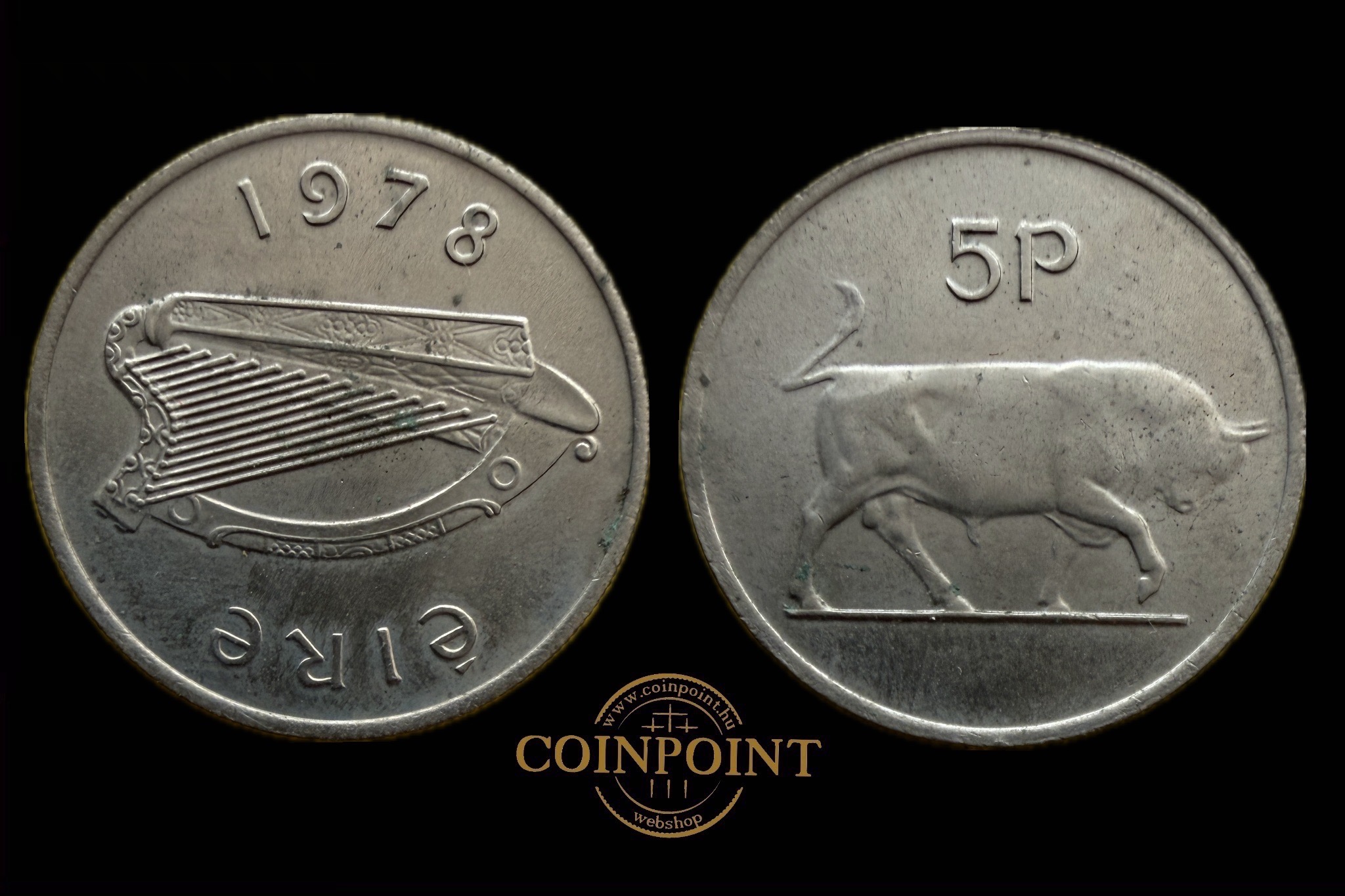 Írország 1978 5 Pence KM 22
