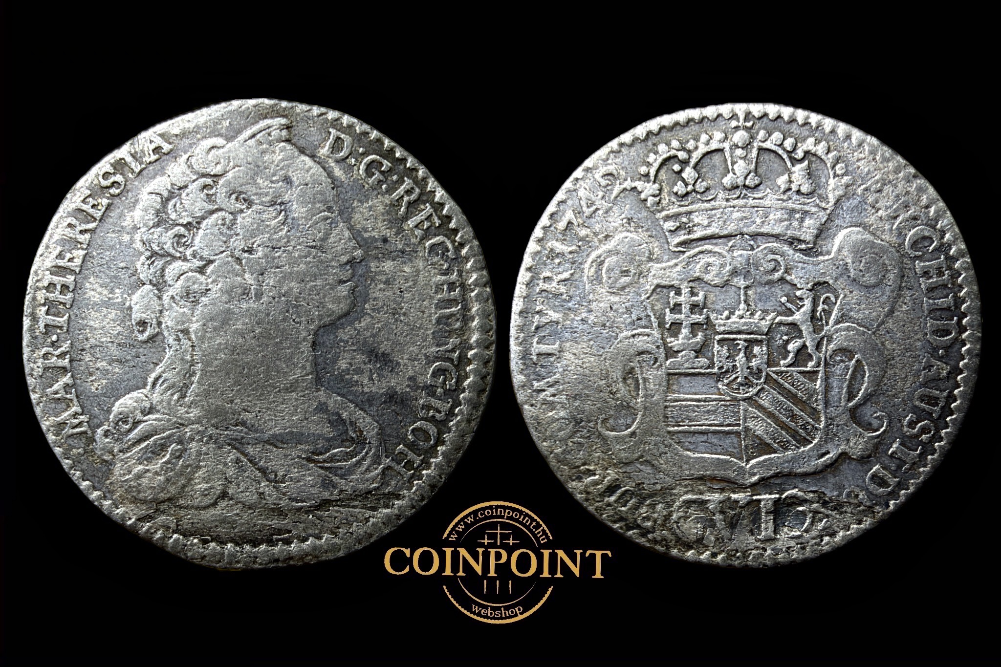 Maria Terézia 6 Krajcár (1742) HA Herinek 1276