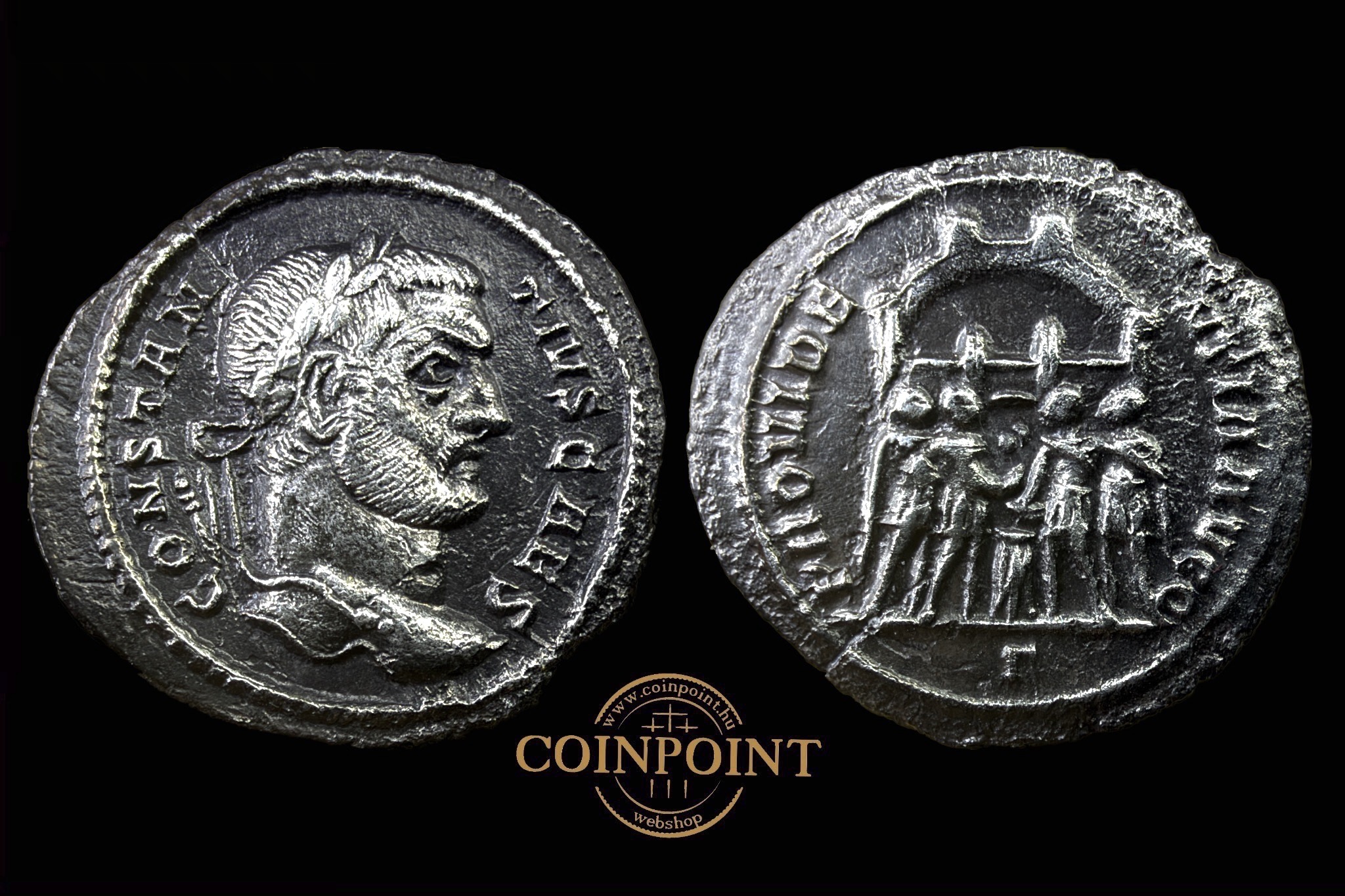 I.Constantius Cézár Argenteus(293-305) Róma RIC VI 35a