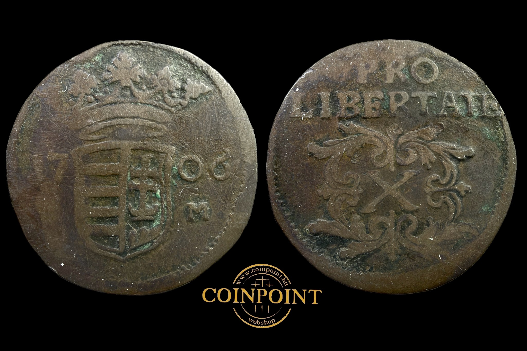 II.Rákóczi Ferenc X Poltura (1706) C-M ÉH-1133