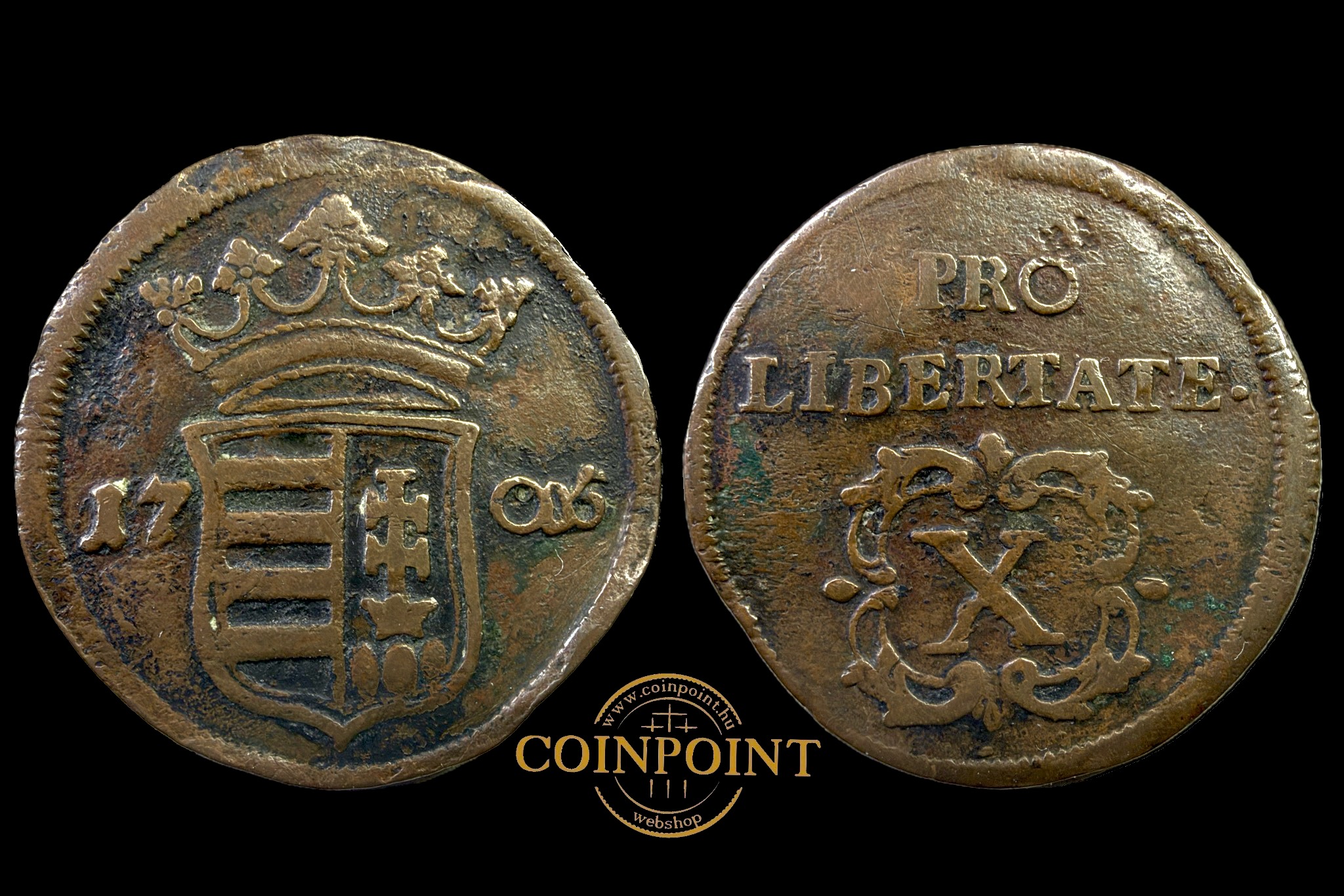 II.Rákóczi Ferenc X Poltura (17006) ÉH-1133 több számjegy