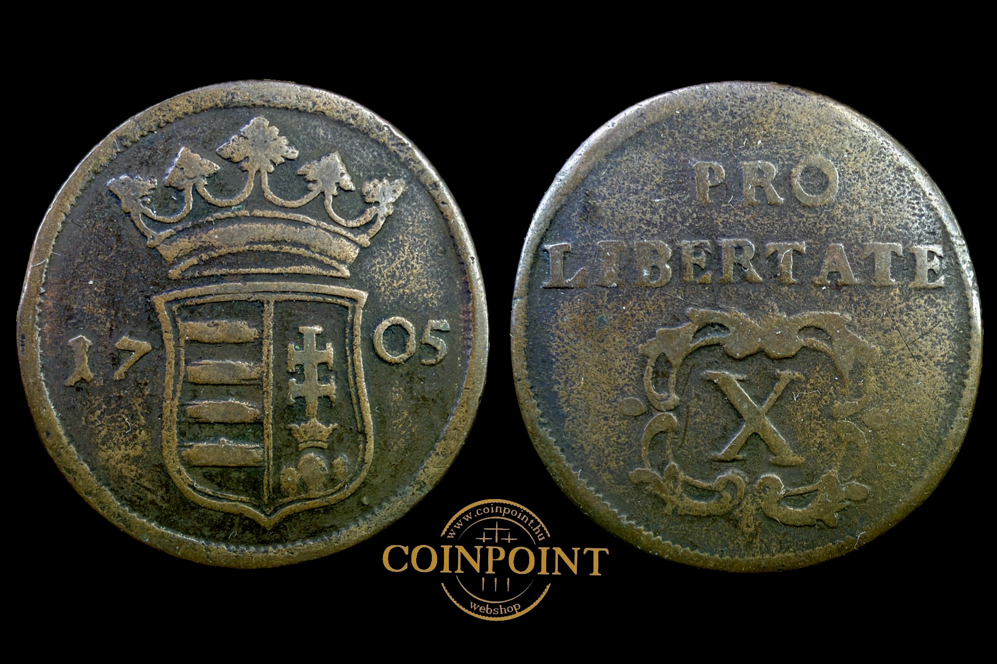 II.Rákóczi Ferenc X Poltura (1705) ÉH-1133
