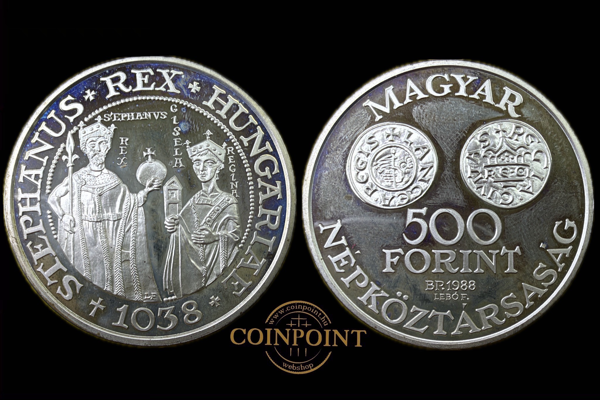 Magyar Népöztársaság 500 Forint (PP)1988 Stephanus Rex Hungariae 1038