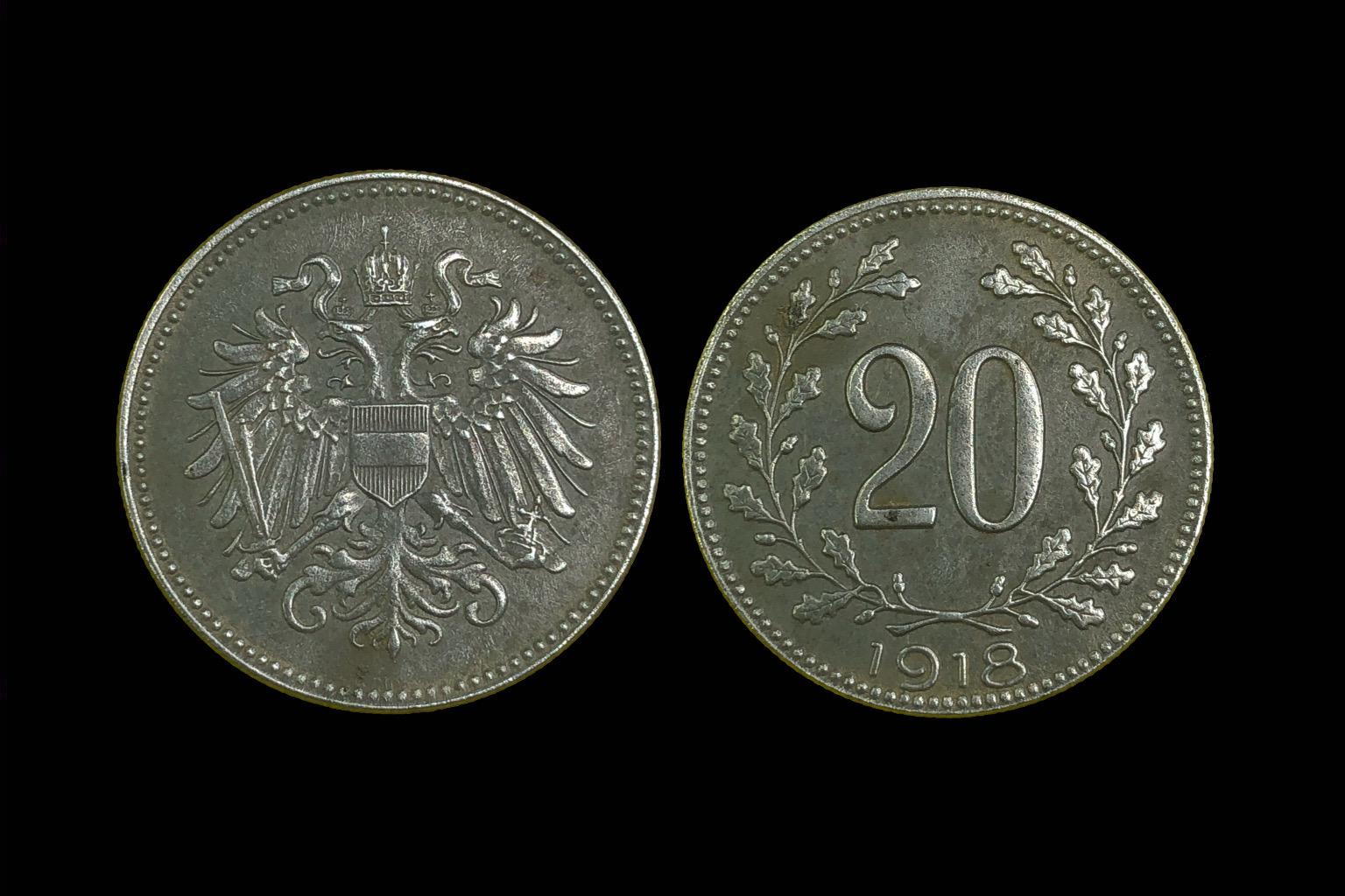 I. Karl 20 heller (1918)