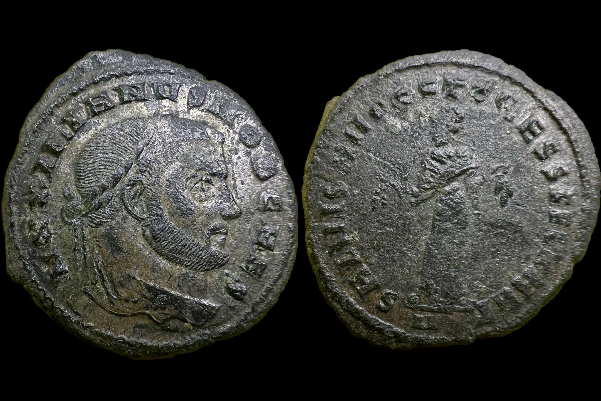 II. Maximianus (i.sz.305-309) Kartago Follis RIC 40b