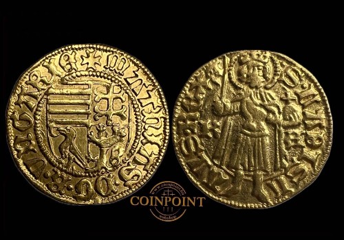 I.Mátyás Aranyforint 1463 K-A Körmöcbánya AK 36/7 